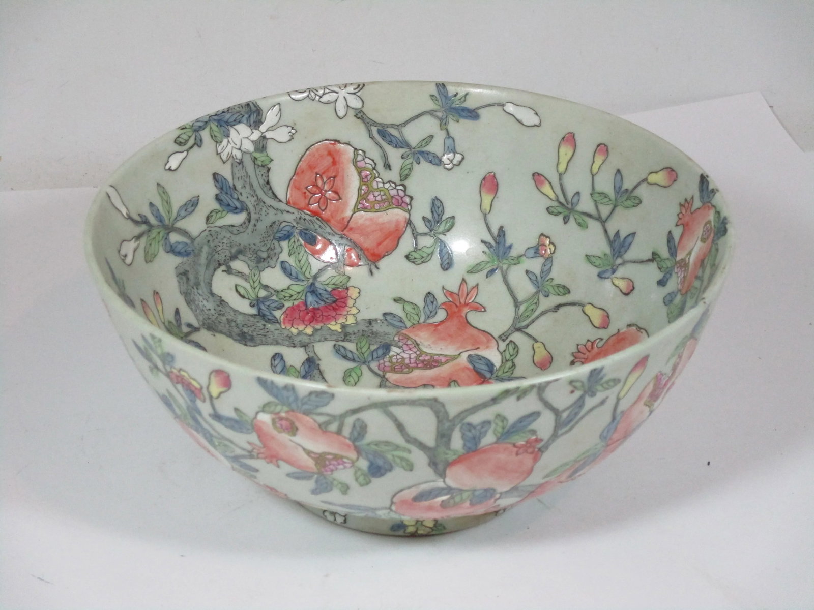 Vintage 1980s Chinese Pomegranate Bowl - 8