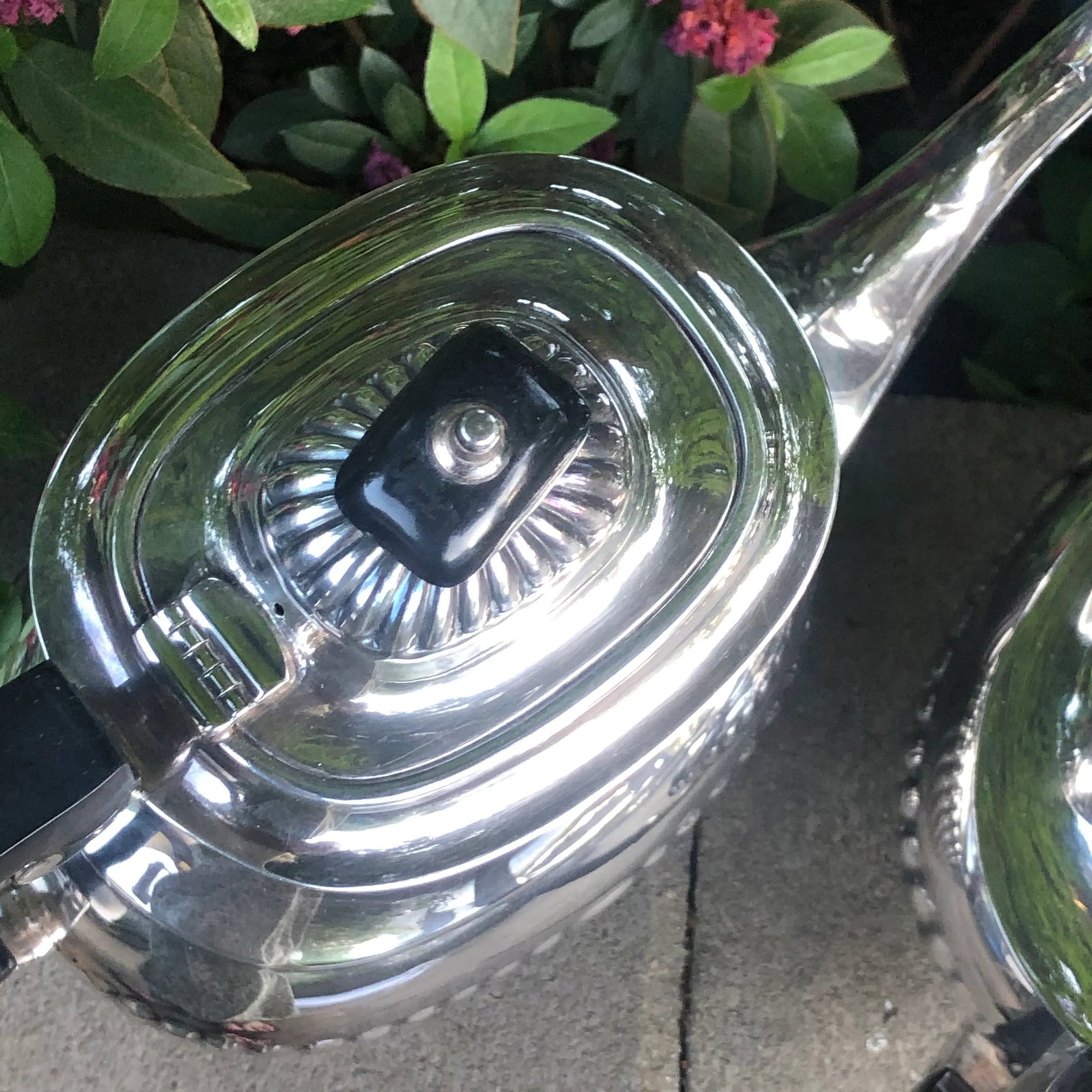 Antique Sheffield Silverplate Tea Set- 4 Pieces - 8