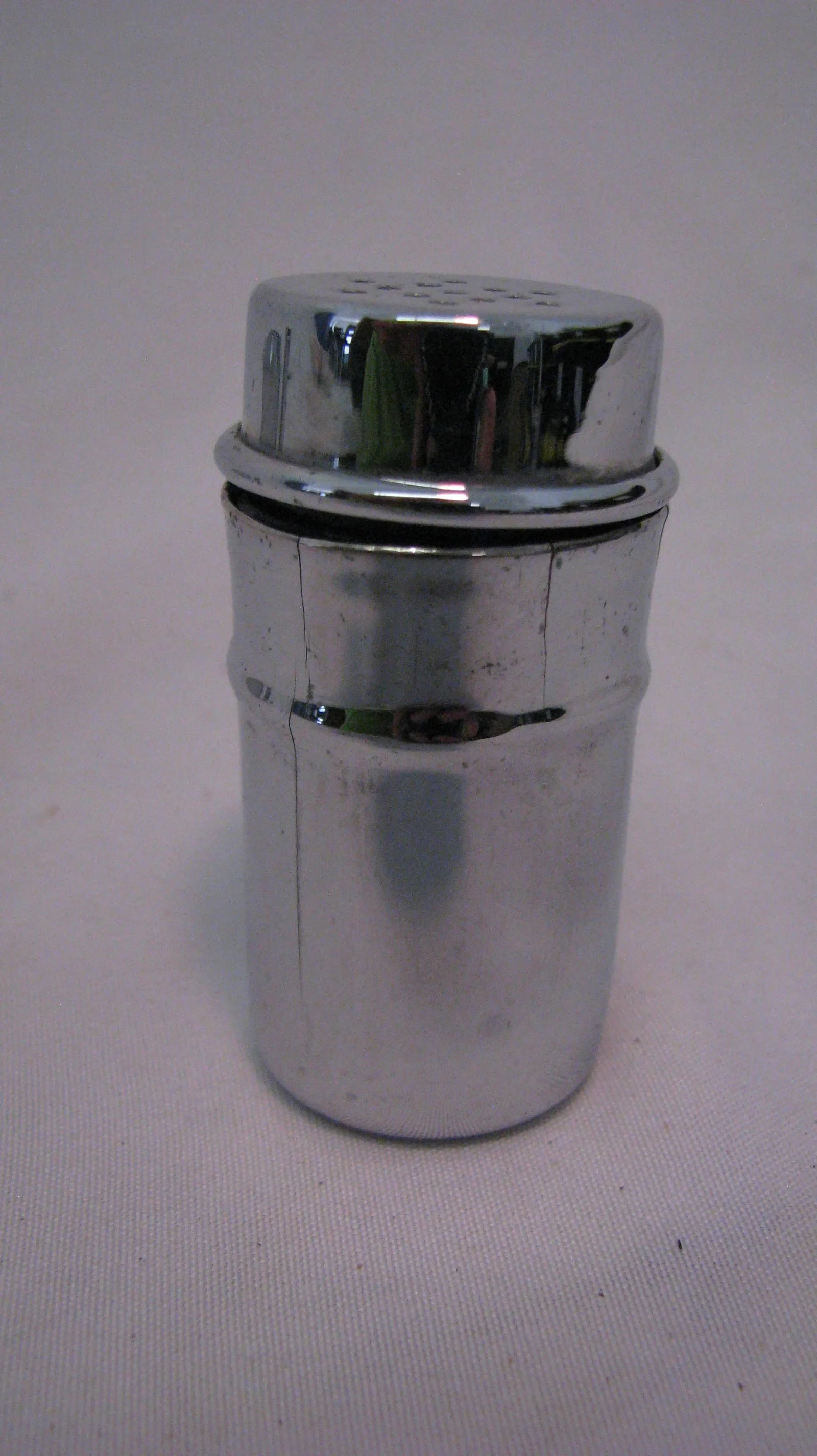 Vintage Mid Century Modern Silver Plate Ship Salt and Pepper Shakers - 2