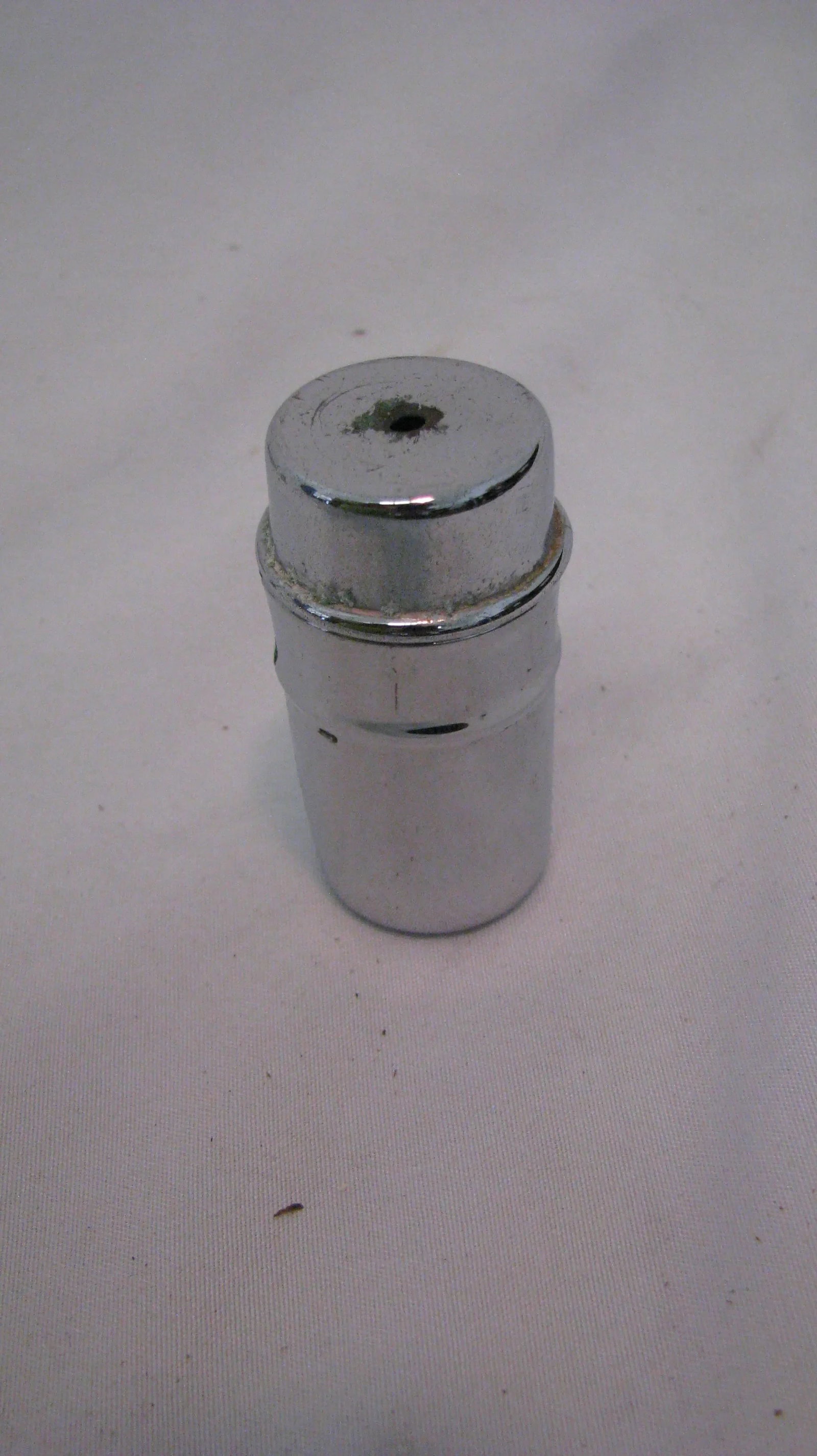 Vintage Mid Century Modern Silver Plate Ship Salt and Pepper Shakers - 7
