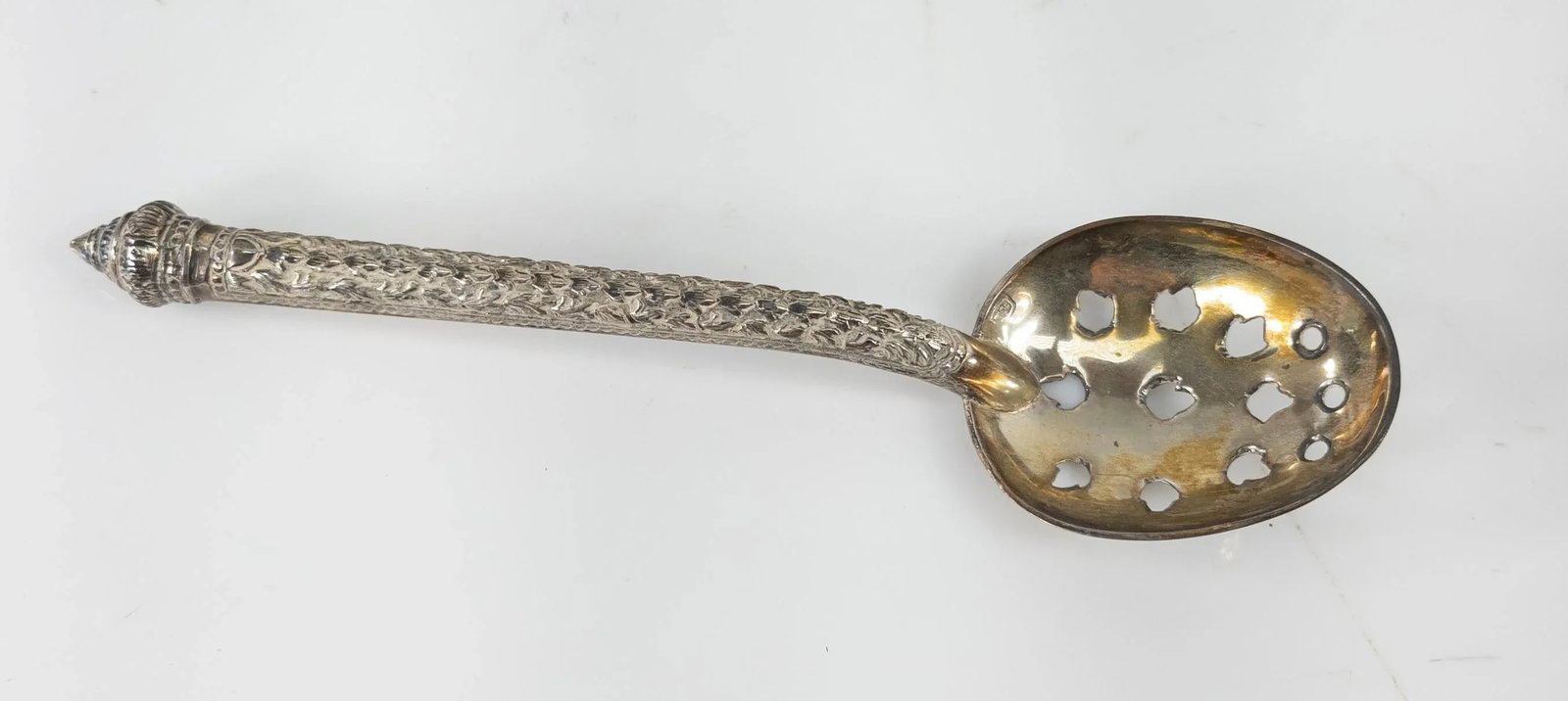 Early 20th Century Anglo Indian Style Boxed Sterling Silver Serving Set - 5 Pieces - 8