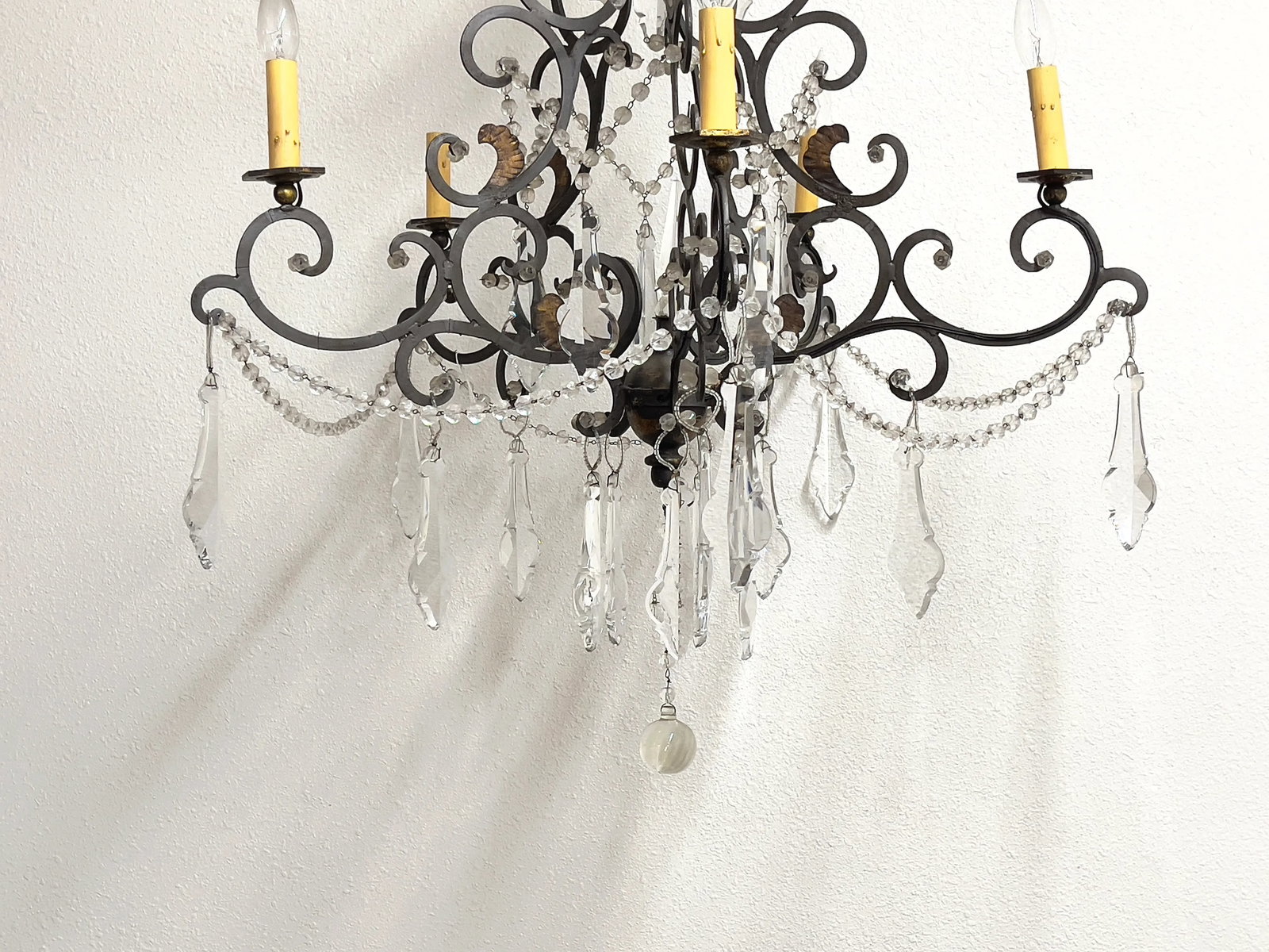 Vintage Iron Chandelier - 10