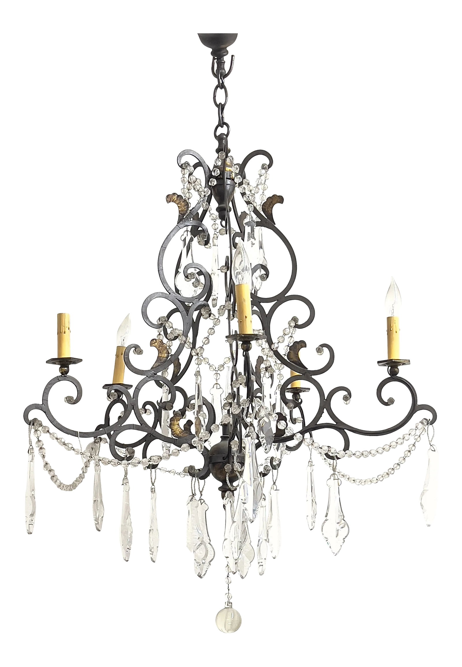 Vintage Iron Chandelier (1 of 13)