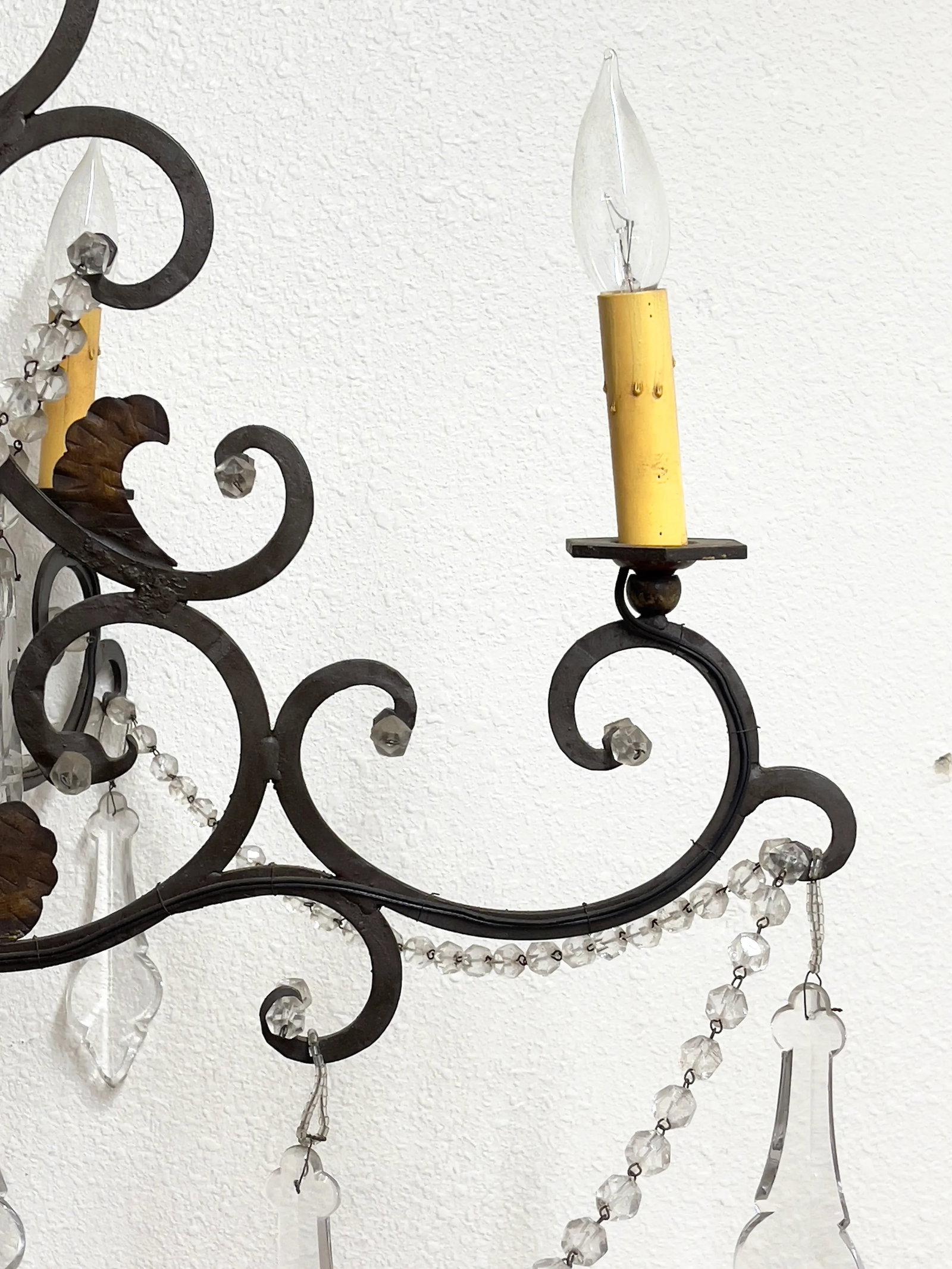 Vintage Iron Chandelier - 4