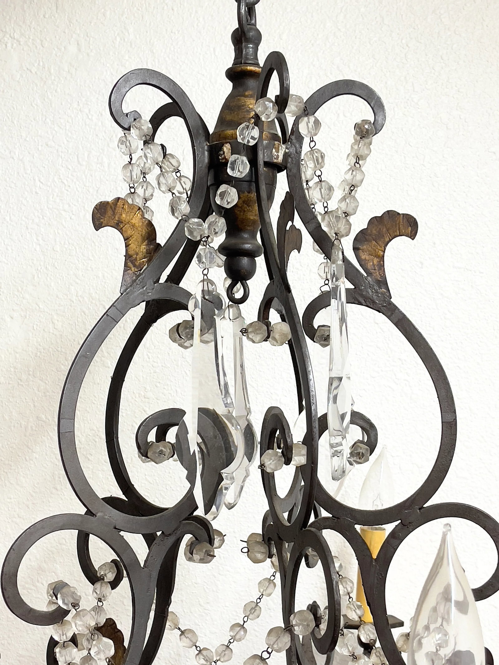 Vintage Iron Chandelier - 9