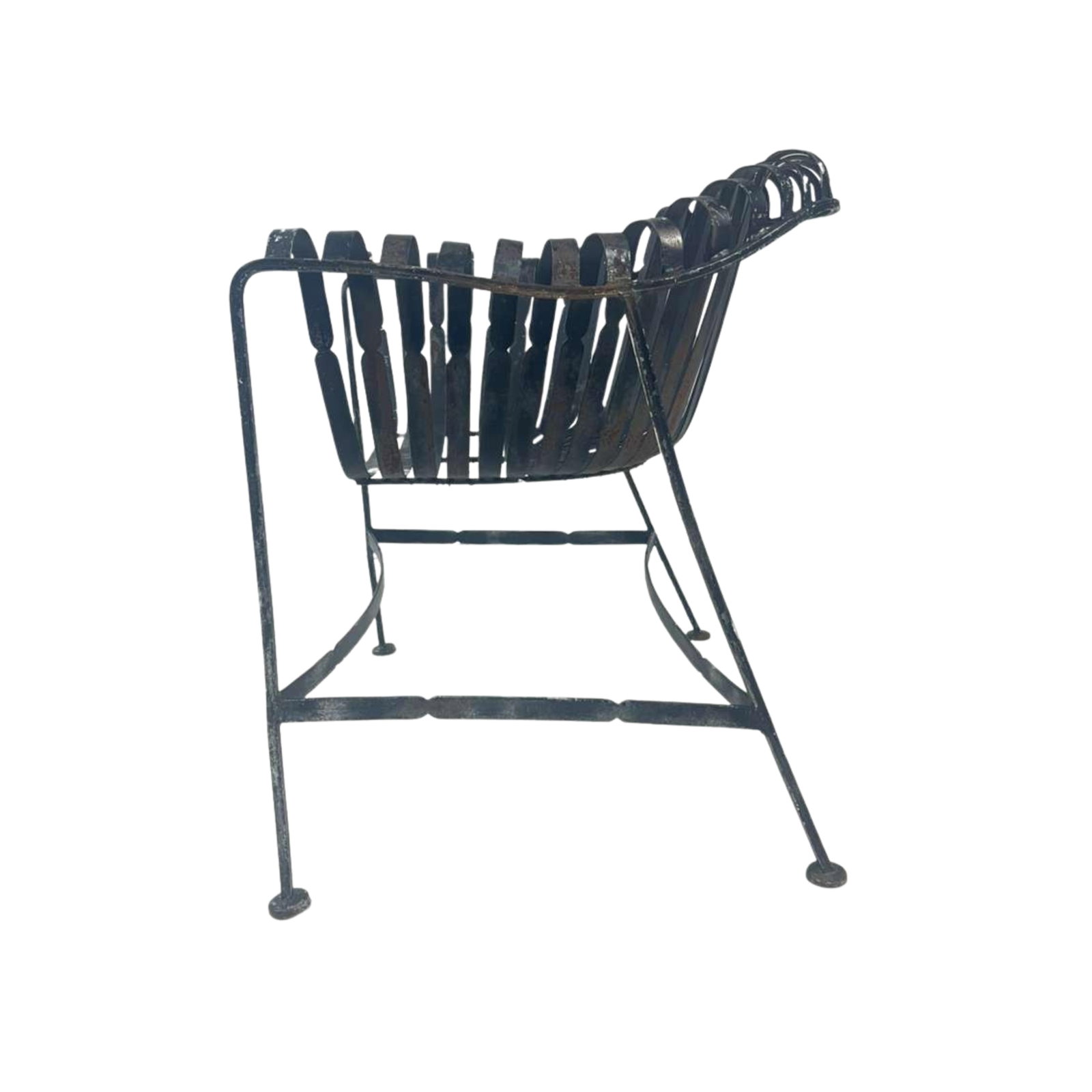 1950s Wrought Iron Patio Chair - 2