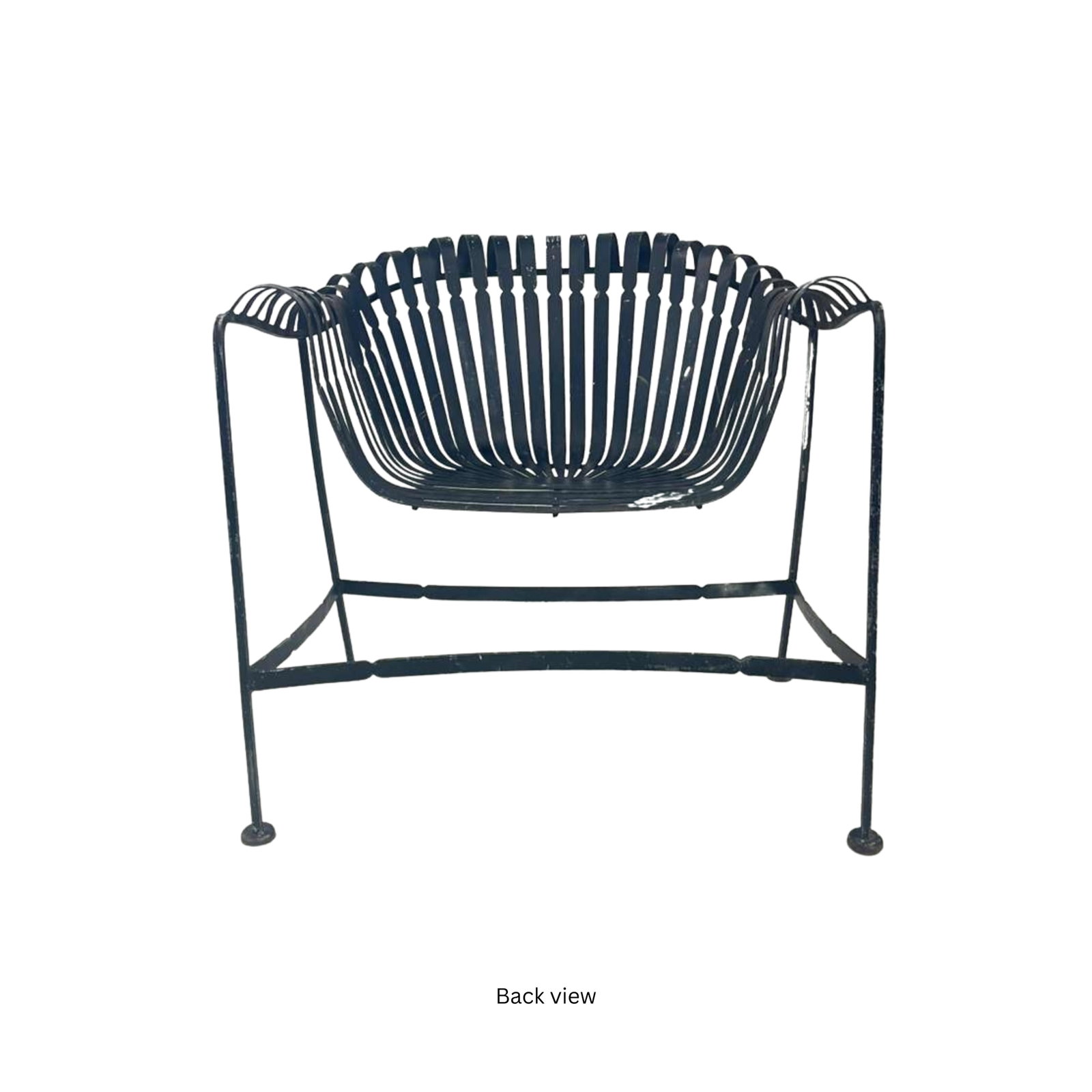 1950s Wrought Iron Patio Chair - 3