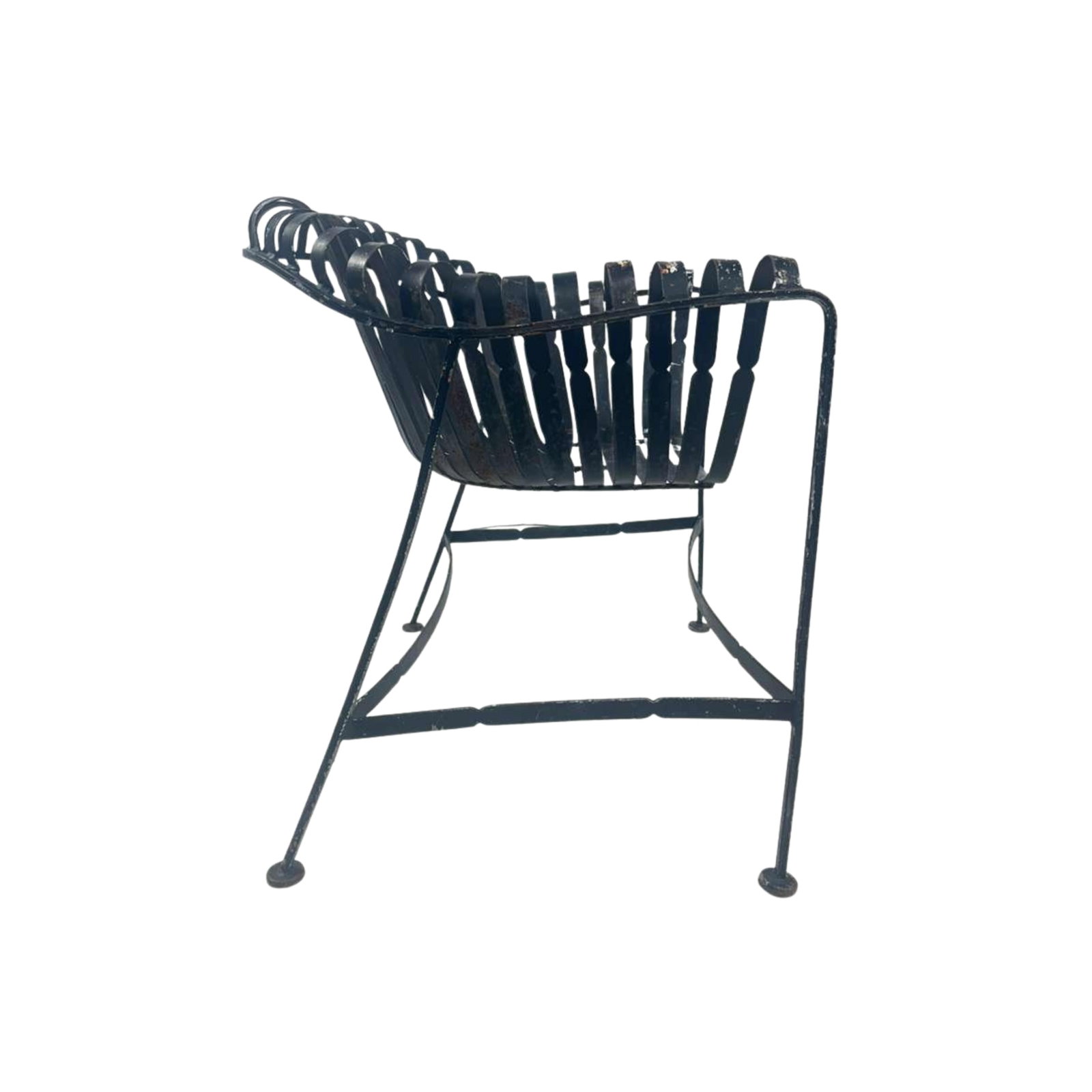 1950s Wrought Iron Patio Chair - 5