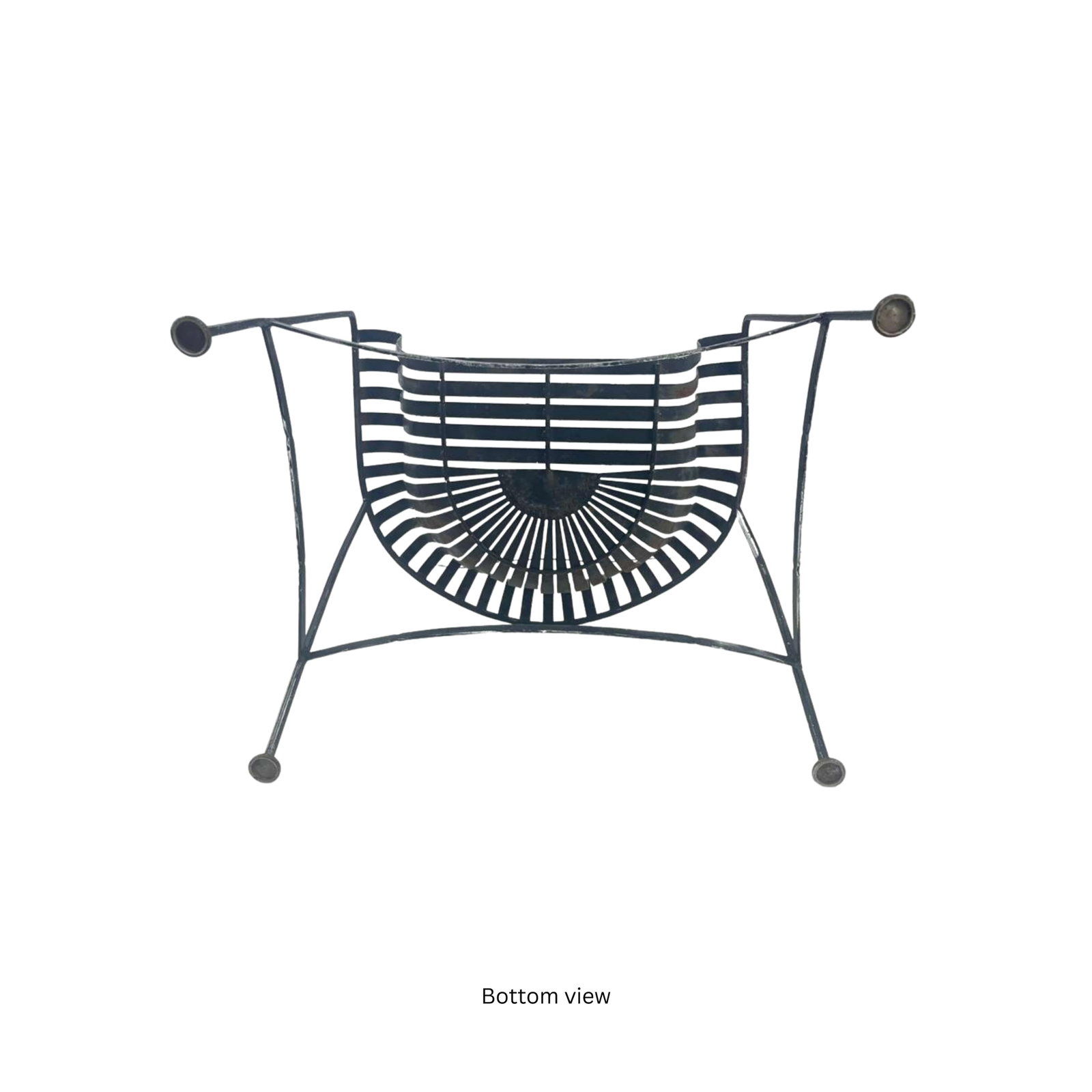 1950s Wrought Iron Patio Chair - 6