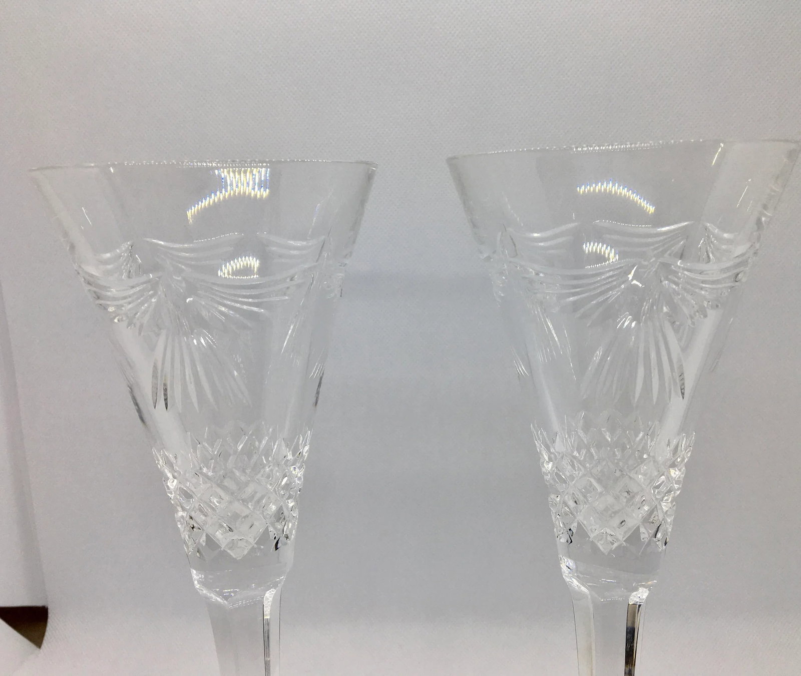 Waterford Millennium Collection Peace Toasting Flutes - A Pair - 3