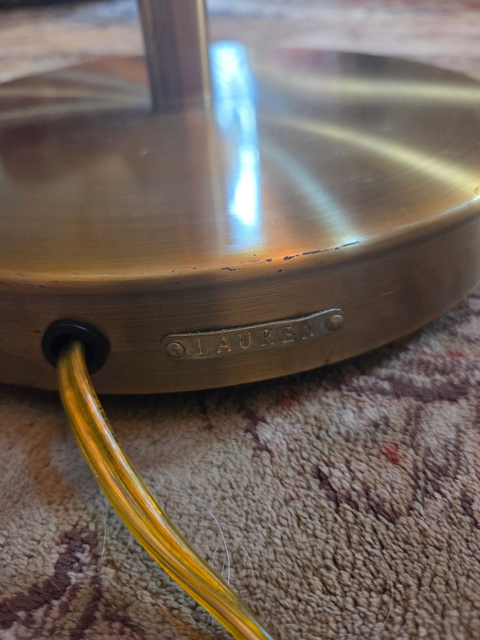 Ralph Lauren Brass Finish Articulated Swing Arm Floor Standing Lamp - 10