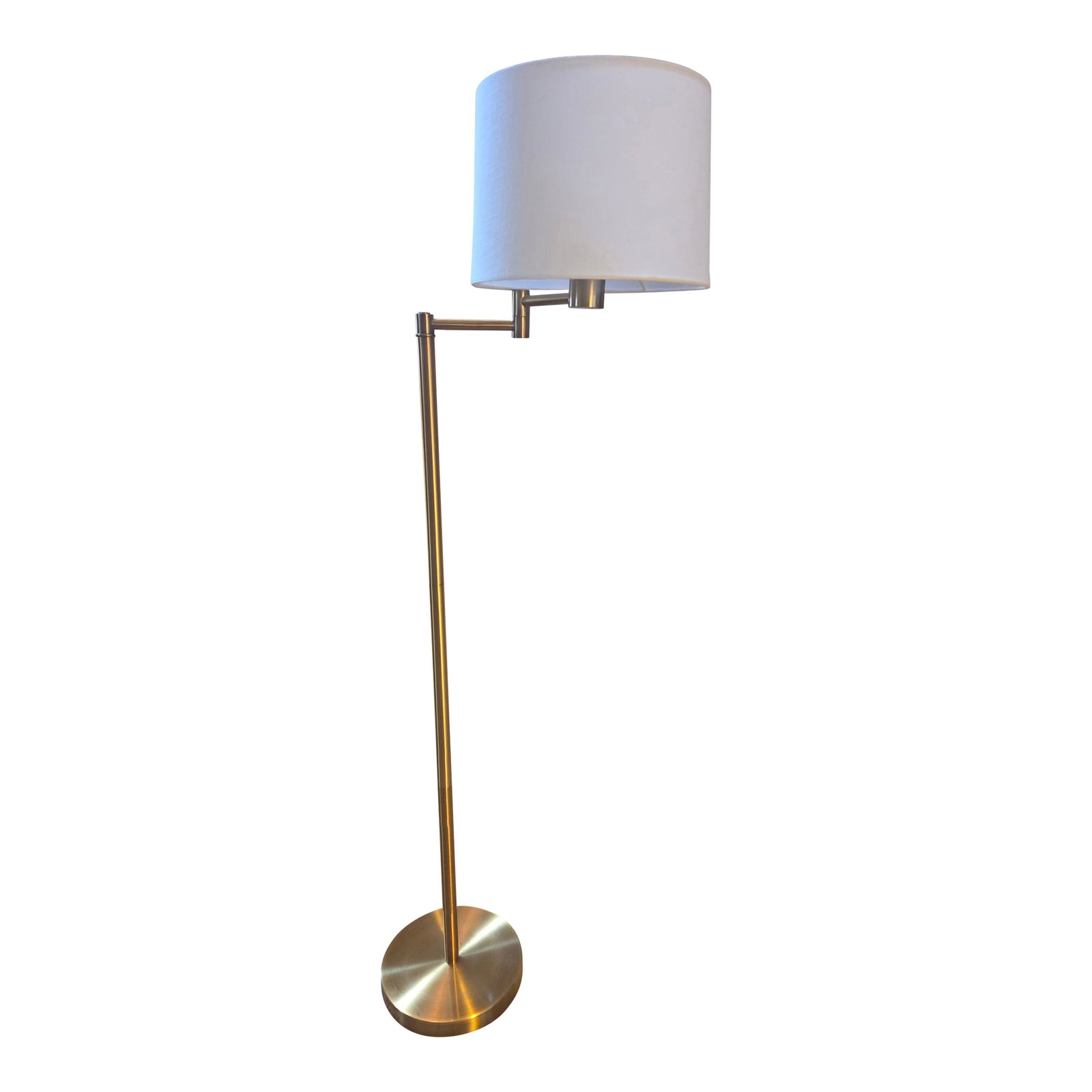 Ralph Lauren Brass Finish Articulated Swing Arm Floor Standing Lamp (1 of 10)