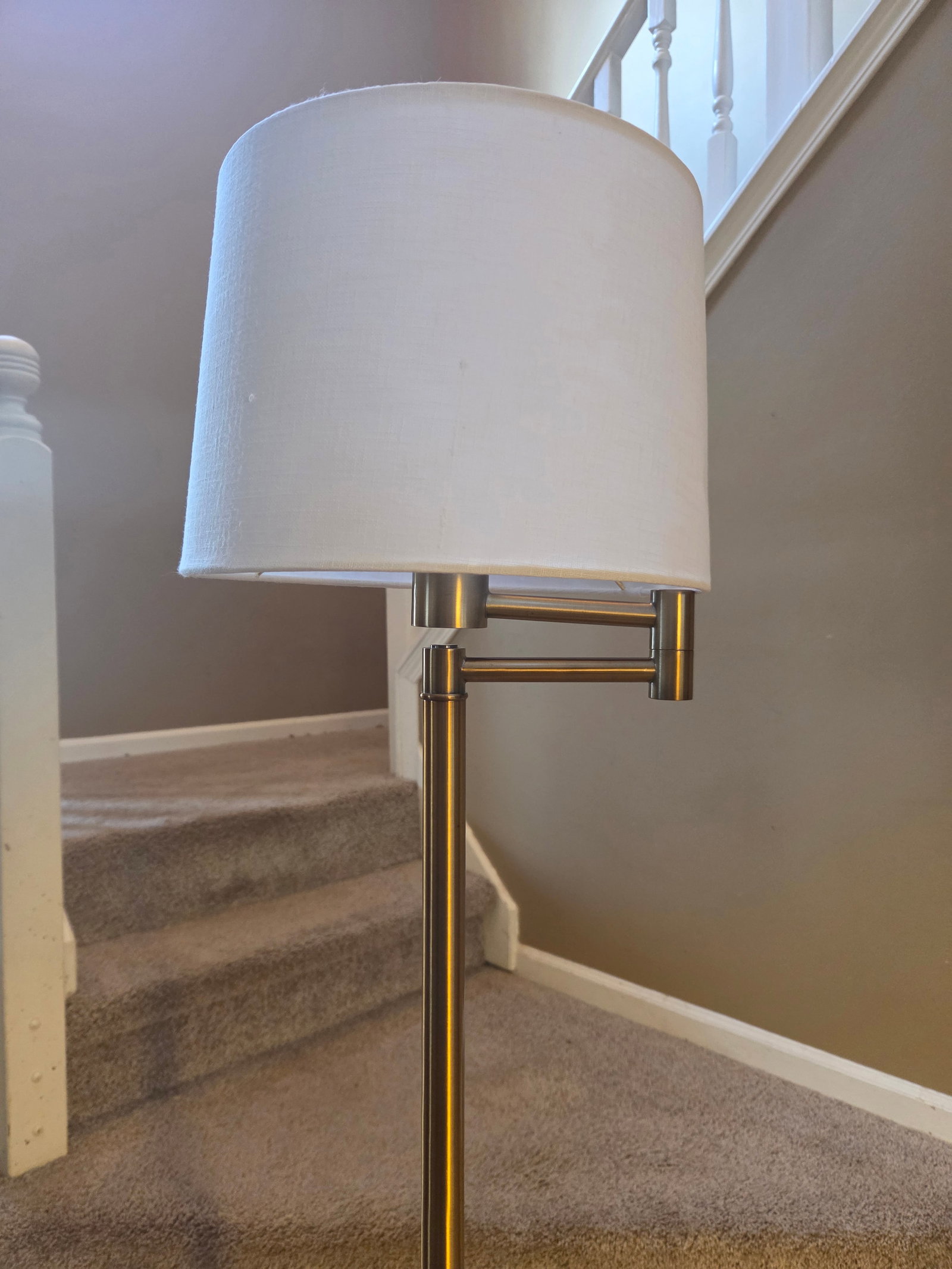 Ralph Lauren Brass Finish Articulated Swing Arm Floor Standing Lamp - 4