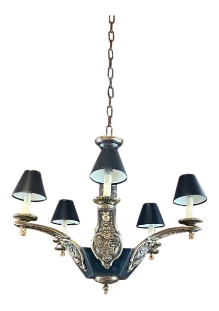 Vintage 1920s Art Deco French Chandelier (1 of 4)