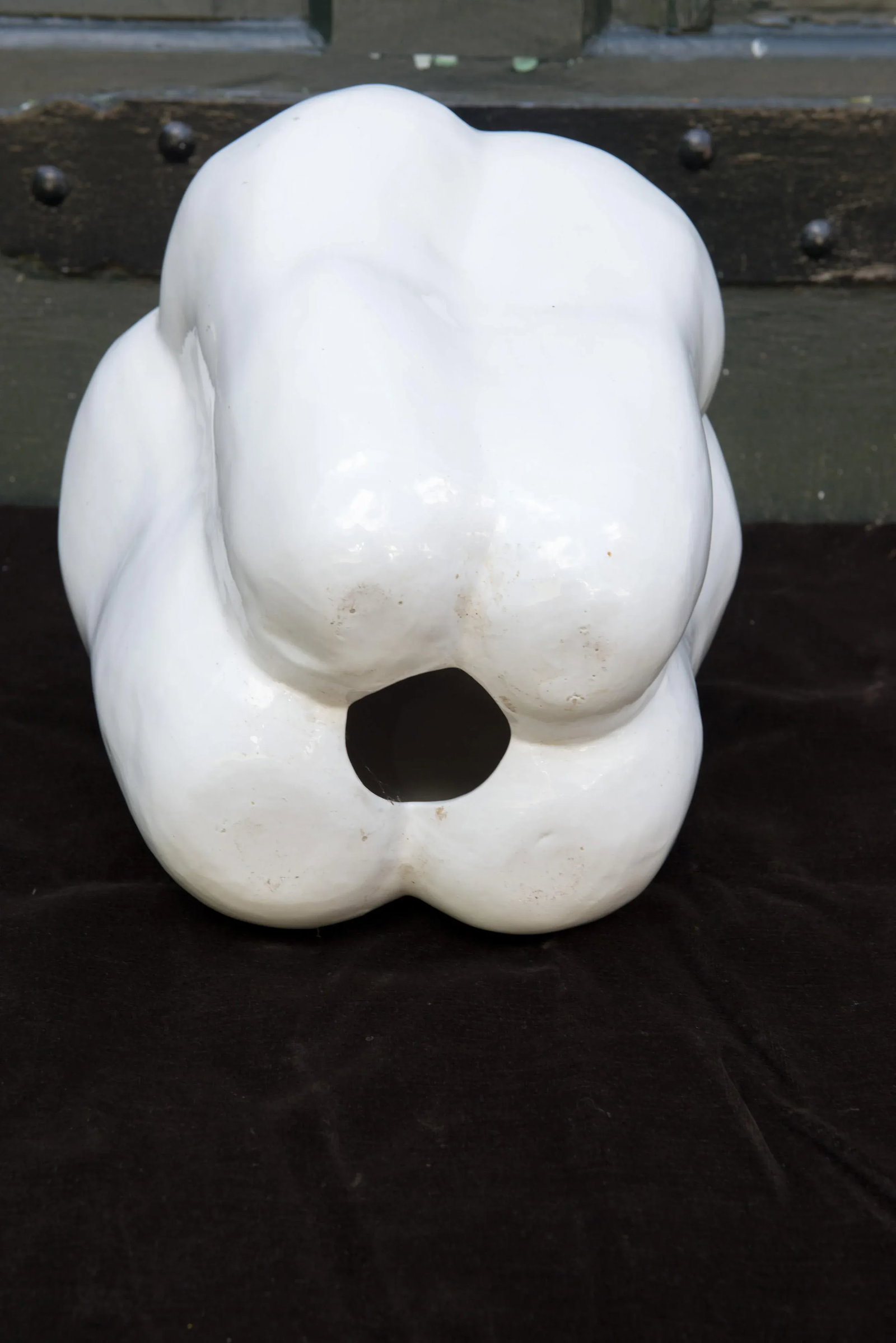 1970s Large White Ceramic Pepper - 8