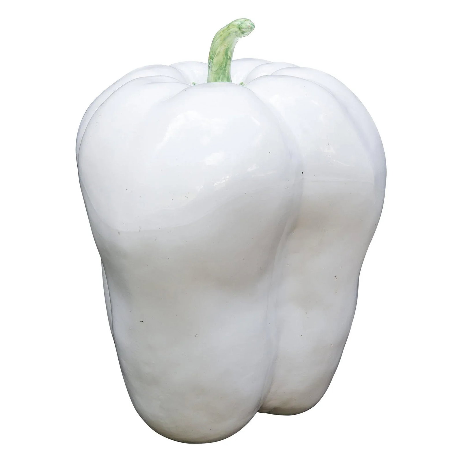 1970s Large White Ceramic Pepper - 9