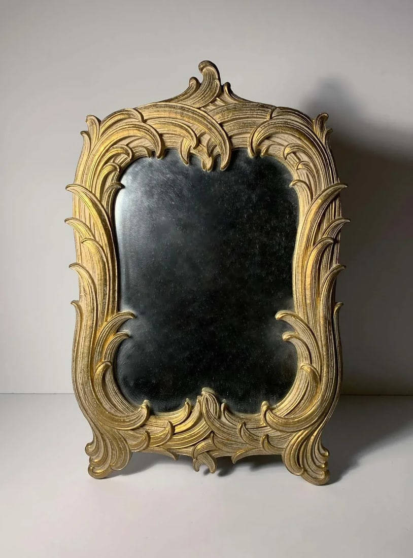 Hollywood Regency Vintage Table Top Vanity Mirror by Syroco - 2