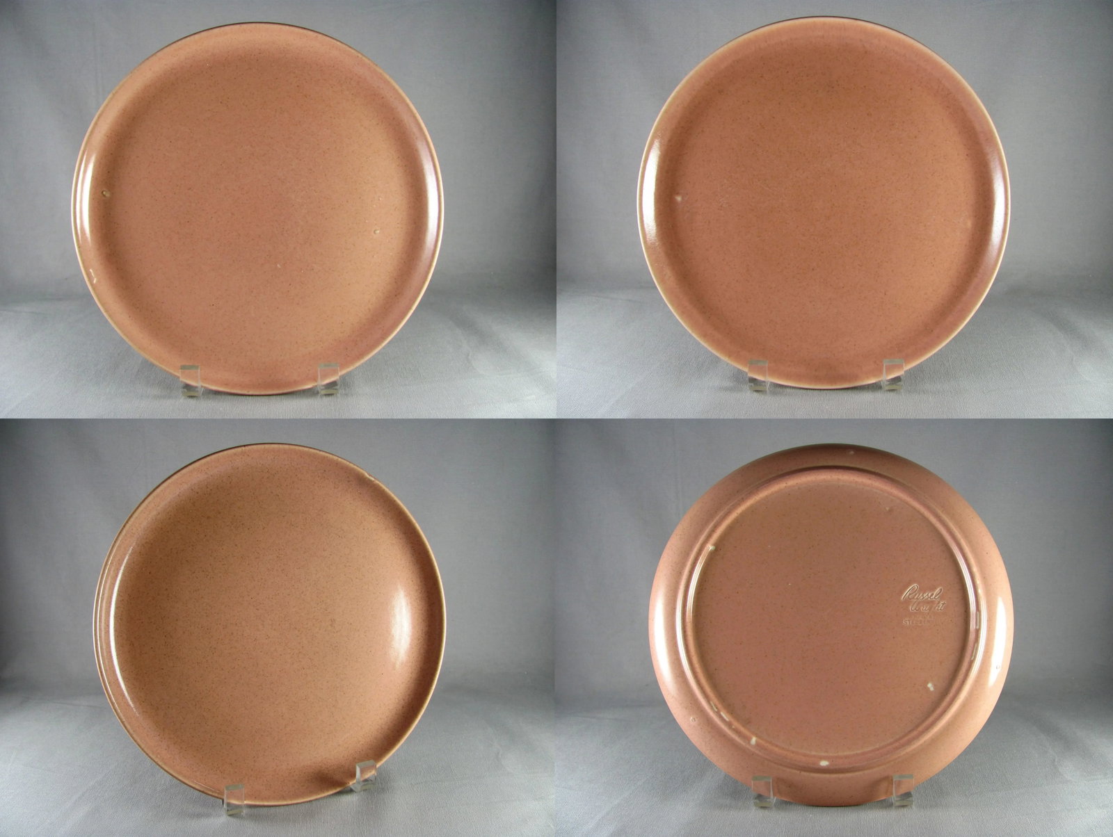 1950s Russel Wright Steubenville American Modern Coral Pink Peach Service for 8 Dinnerware - 56pc Se - 4