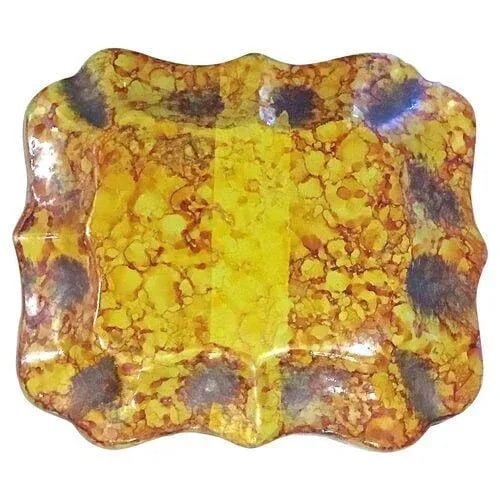 Vintage Italian Borghese Marbelized Ceramic Box - 2