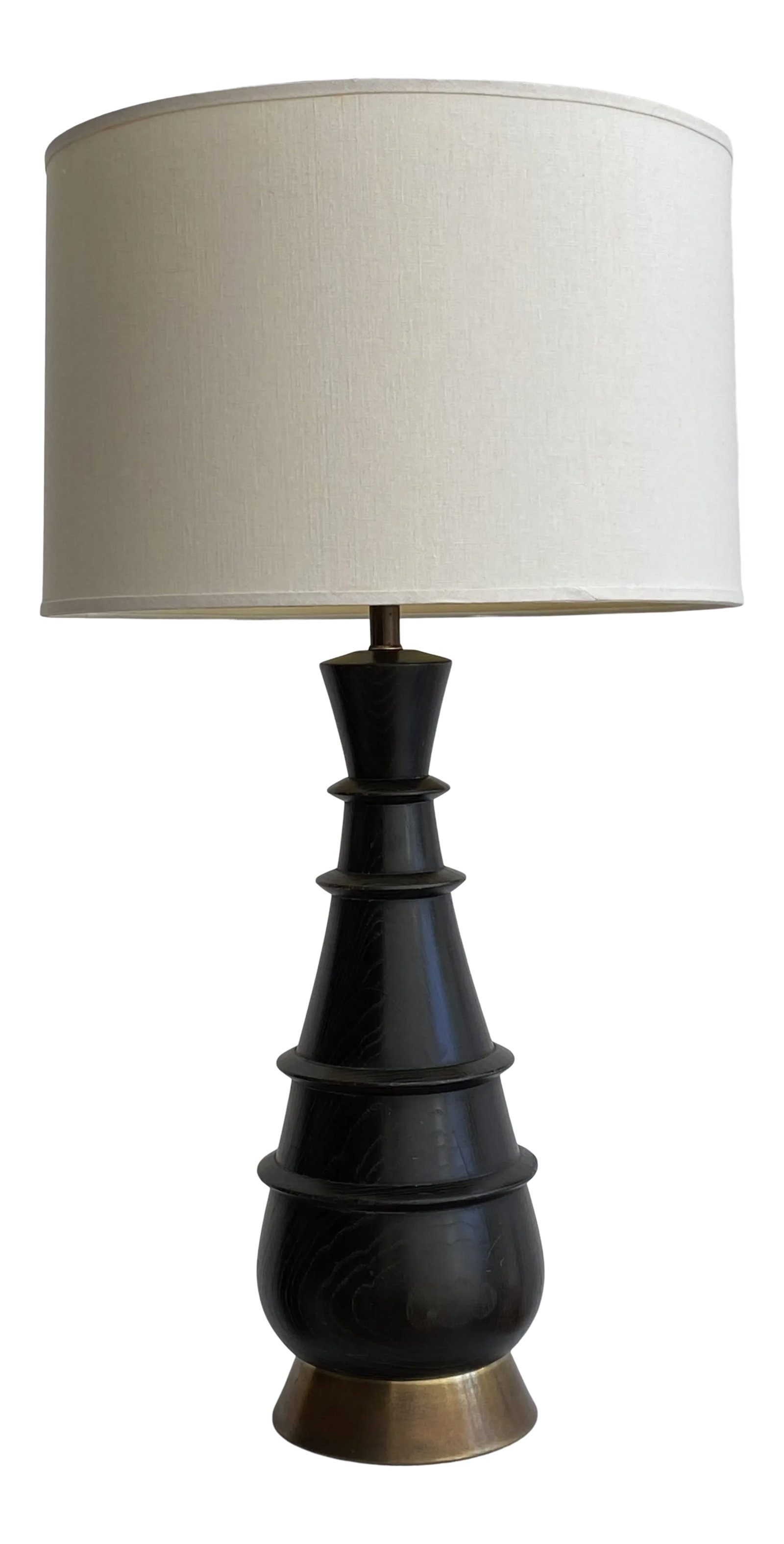 Mid Century Modern Ebonized Table Lamp (1 of 13)