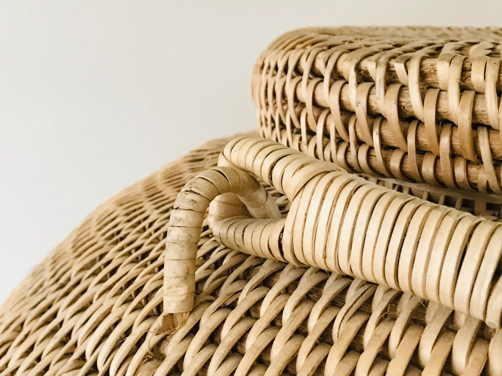 1980's Steve Chase Basket Lamp - 10