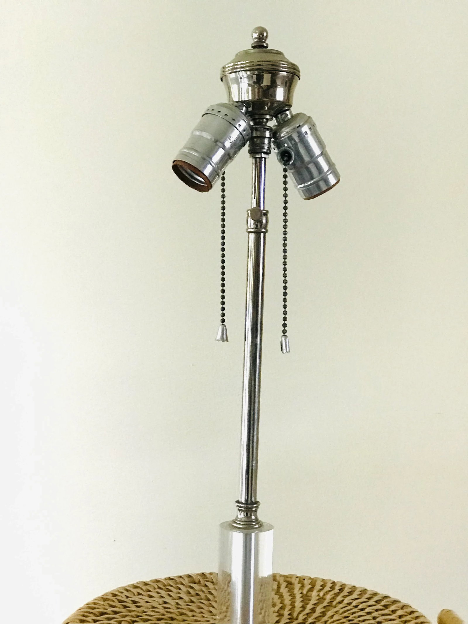 1980's Steve Chase Basket Lamp - 12