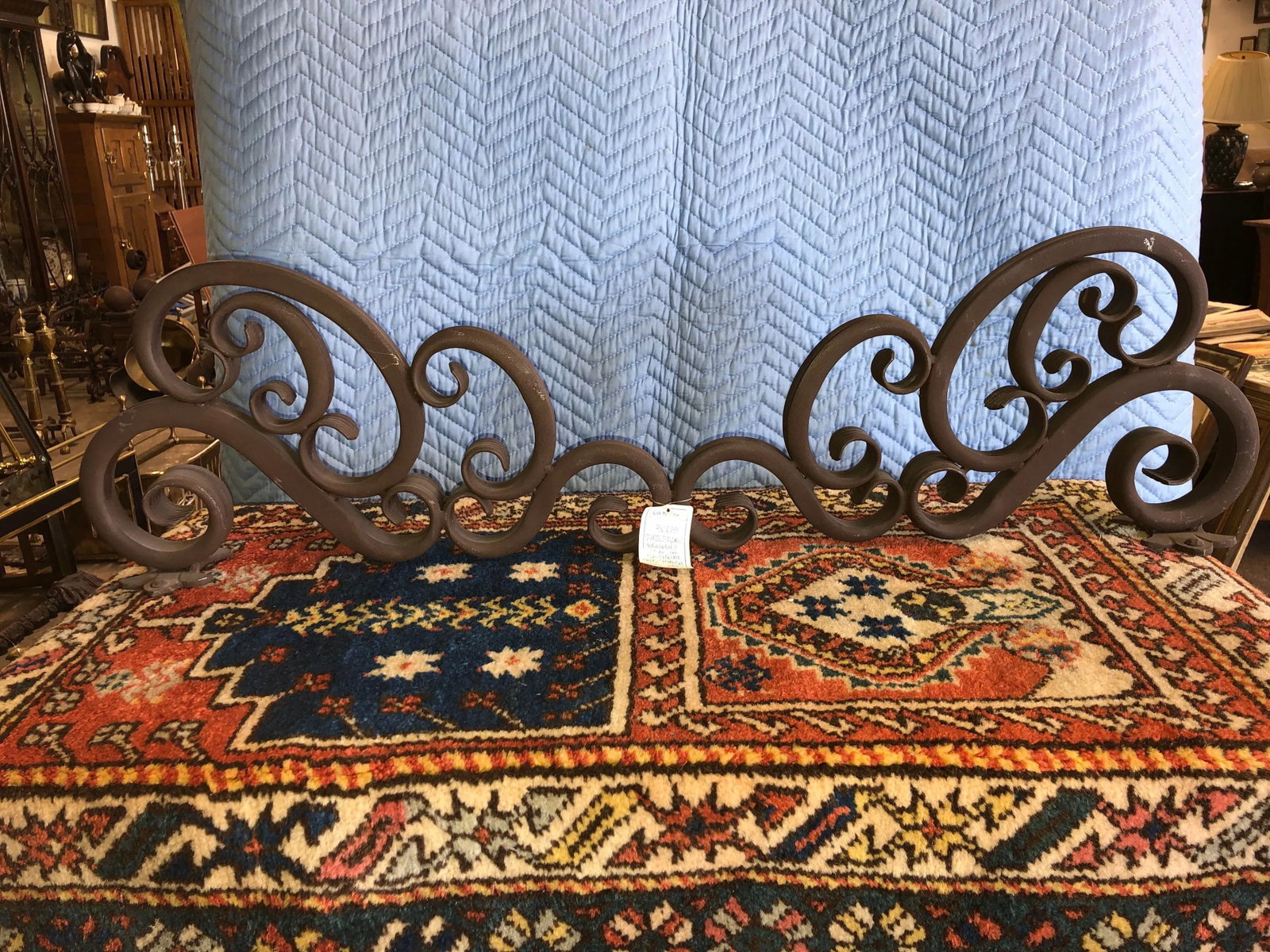 Early 20th Century Wrought Iron Fireplace Front - 10