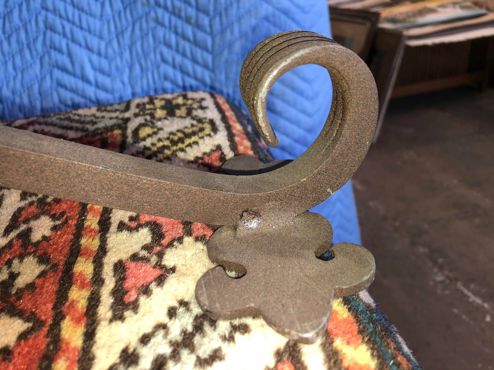 Early 20th Century Wrought Iron Fireplace Front - 7
