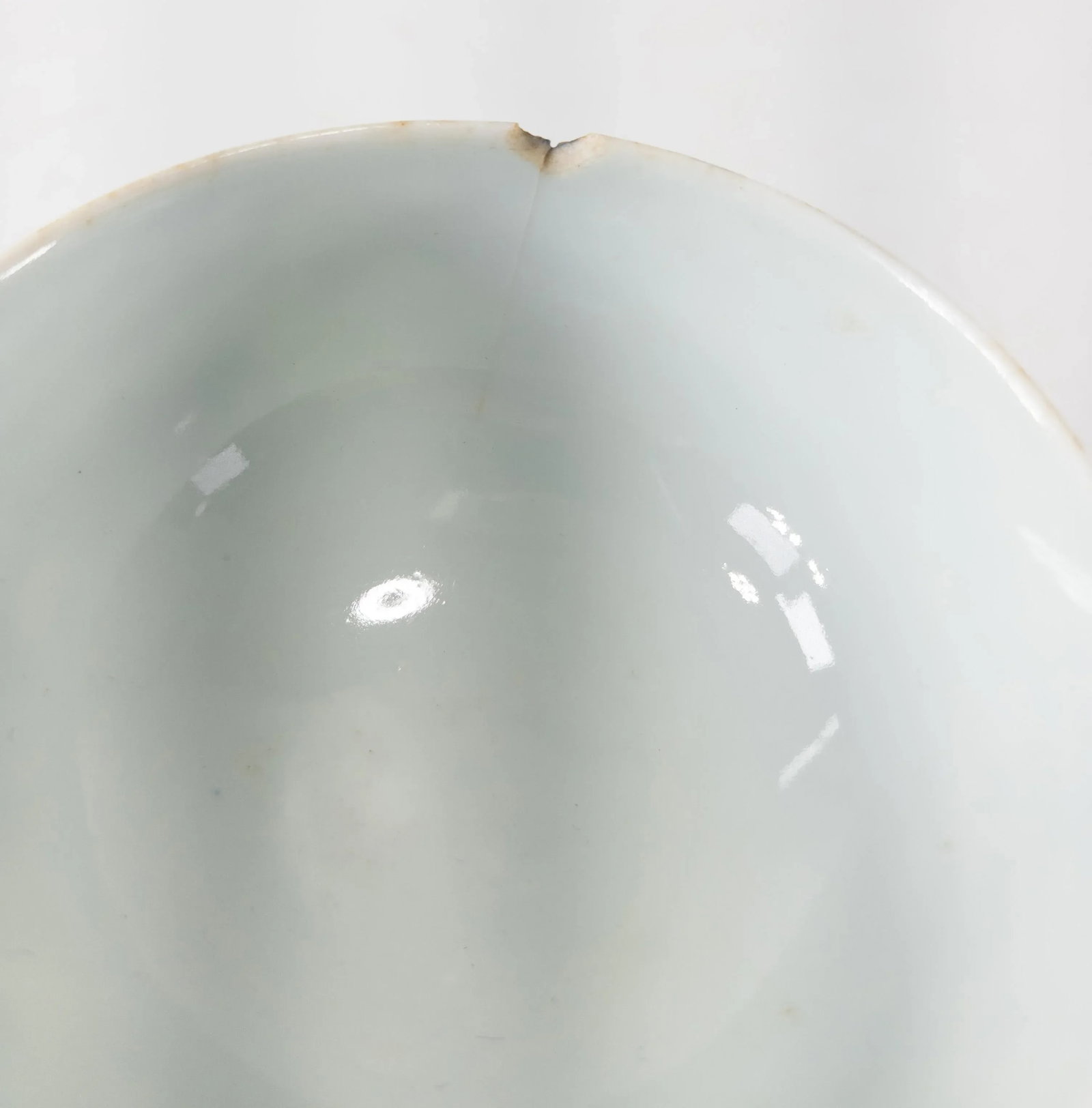 19th Century Chinese Blue and White Dragon Stemcup as Is - 9