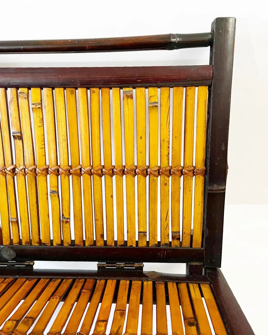Vintage Bamboo Magazine Rack - 8