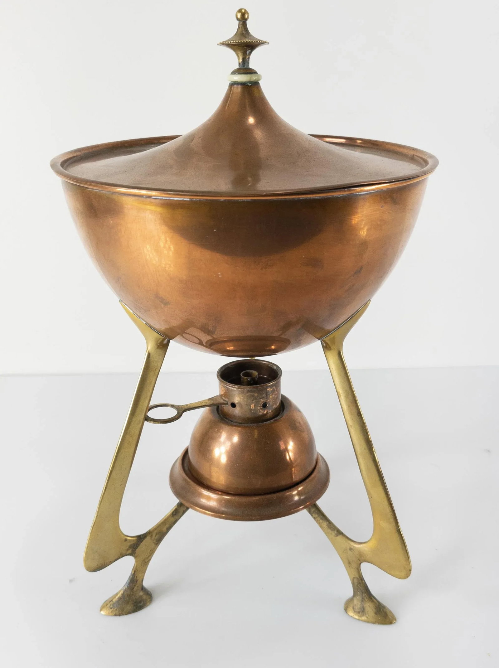 Swedish Art Nouveau Copper and Brass Urn by Grillby - 5