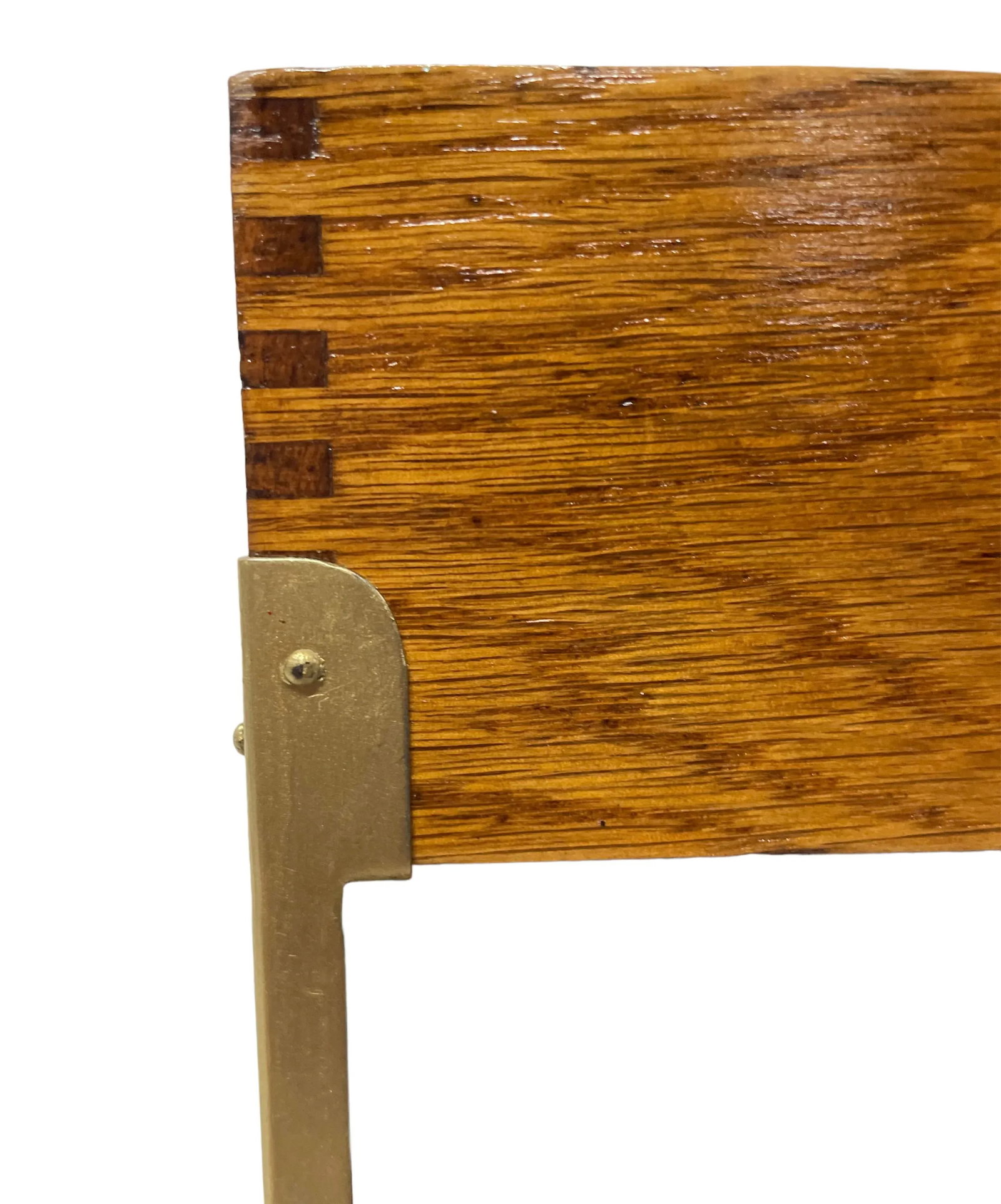 Mid Century Globe Wernicke Wood Desk Accessories- Set of 2 - 6