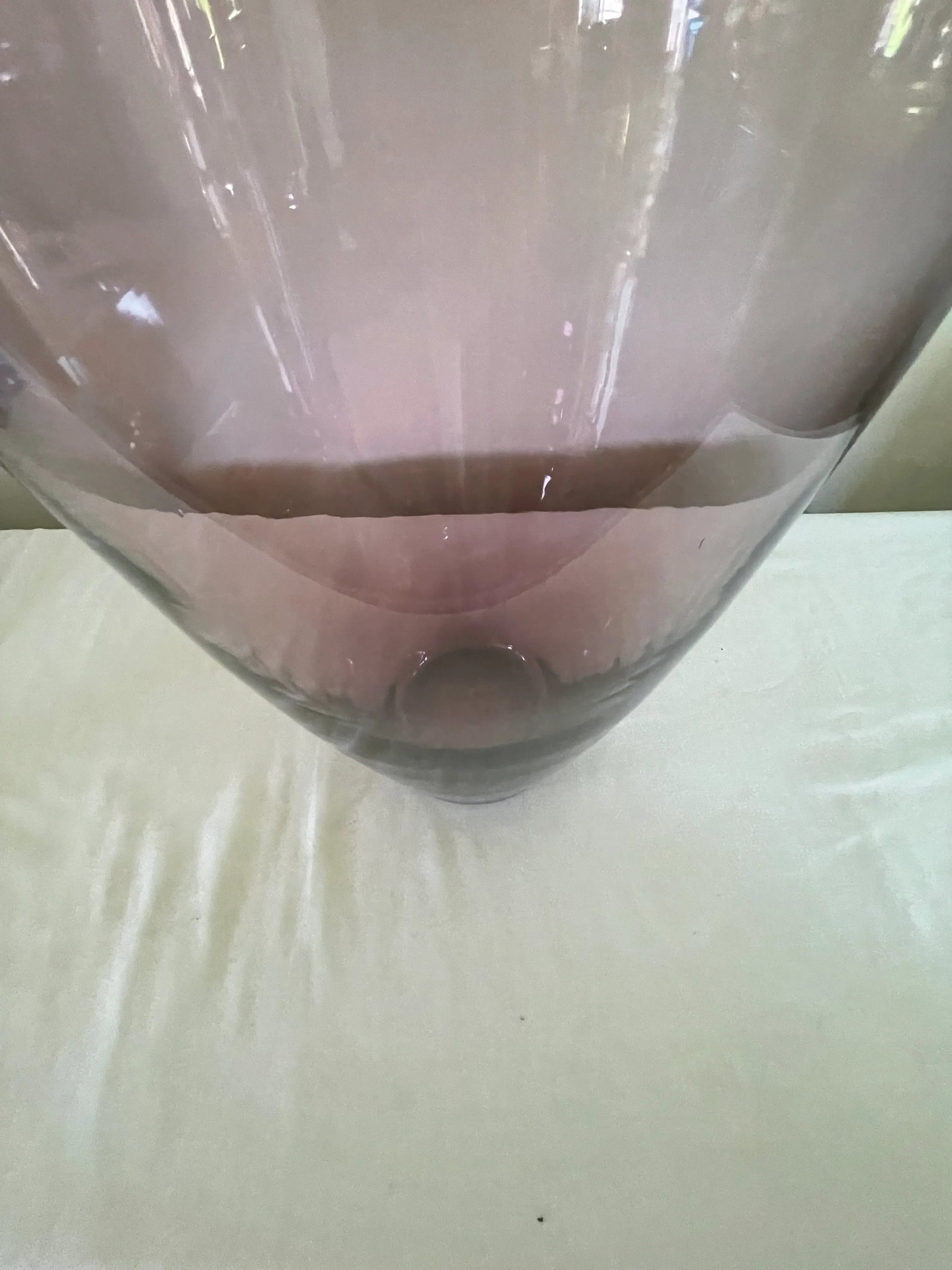 1991 Blenko Pink/Orchid Floor Vase 9021 L - 2