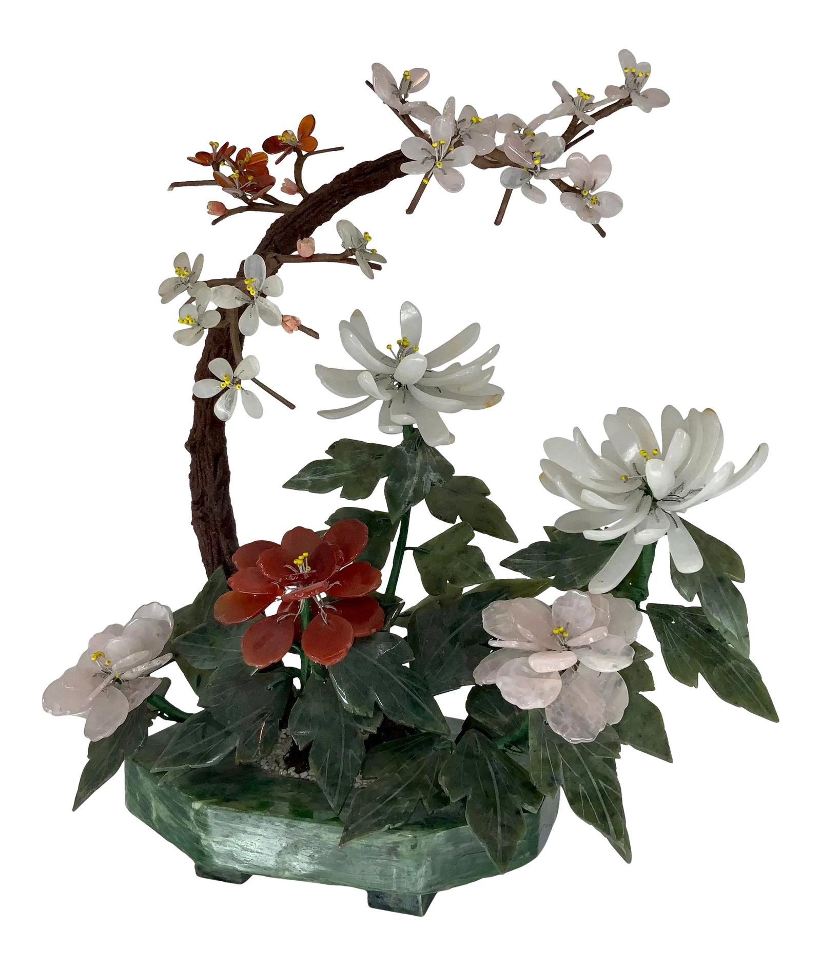 Vintage Chinese Hardstone Jade Tree (1 of 13)