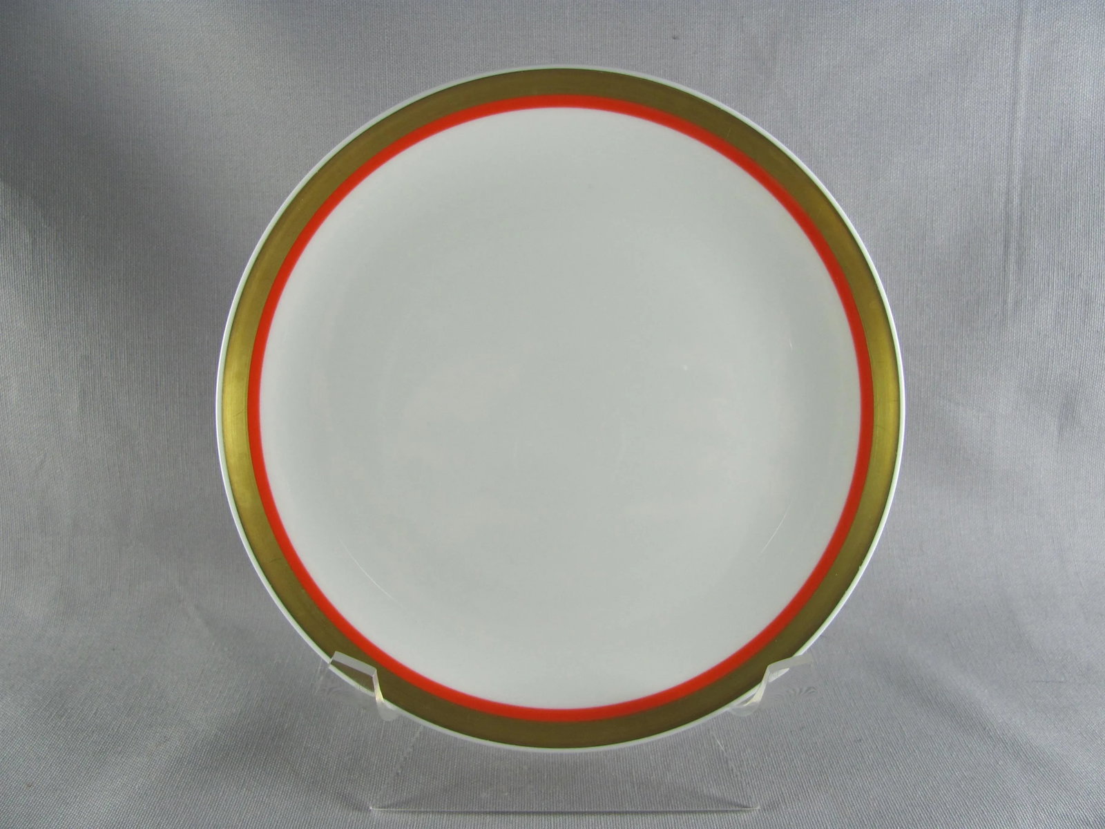 1970s Mikasa Cabernet Orange Gold Bone China Service for 4 Dinnerware - 20 Piece Set - 7