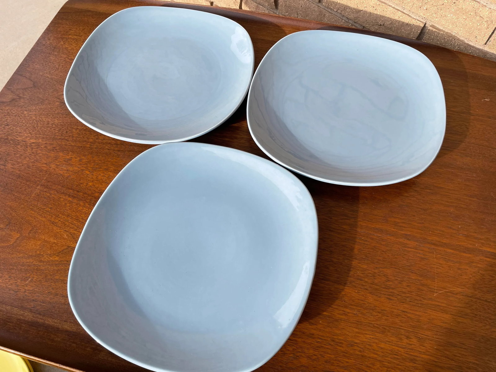 Mid-Century Colored Poppy Trail California Pottery Plates- Set of 12 - 9