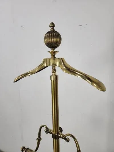 1960s Hollywood Regency Brass Valet - 6