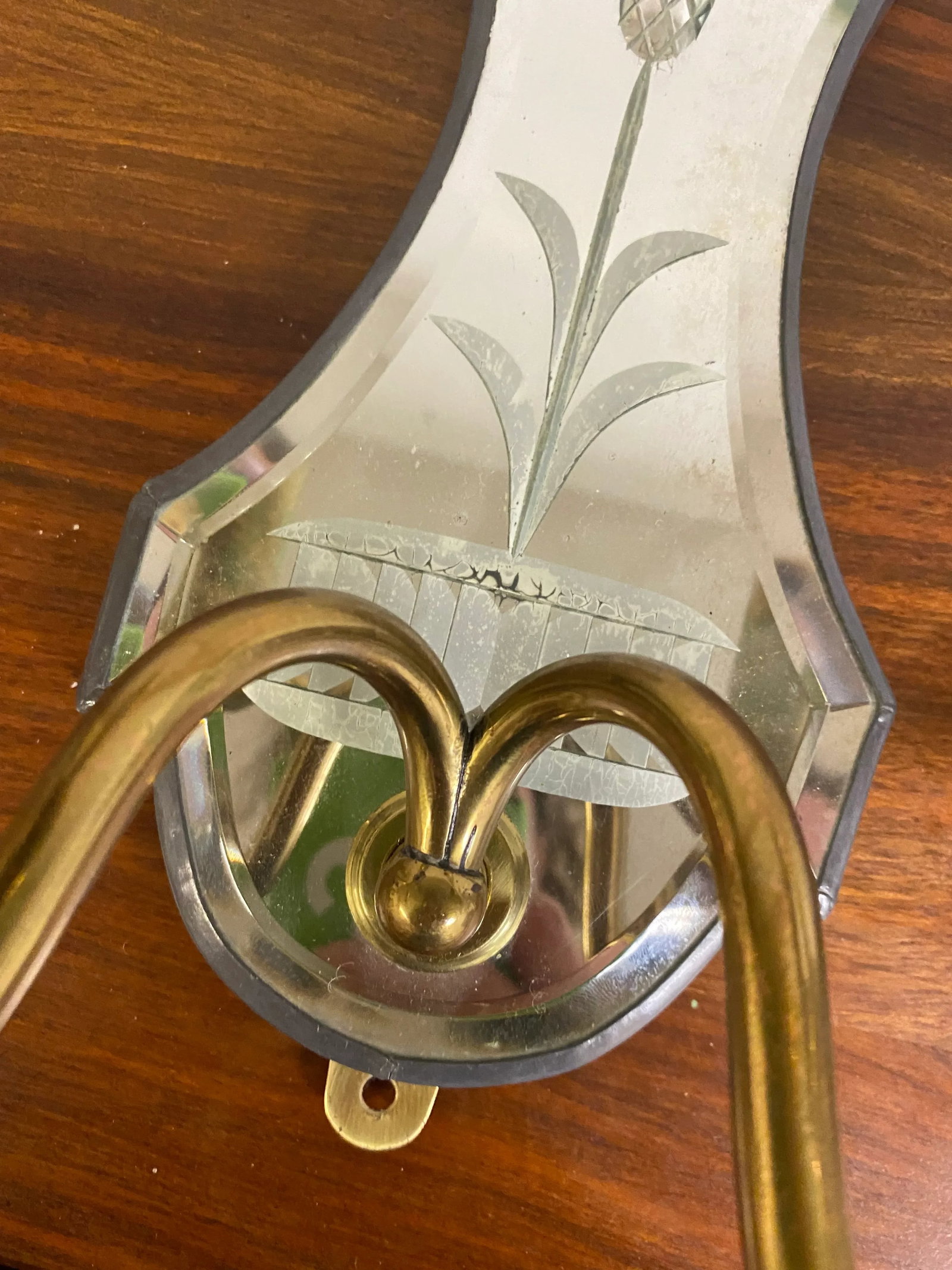 1940s Mirror Back Italian Sconces - 9