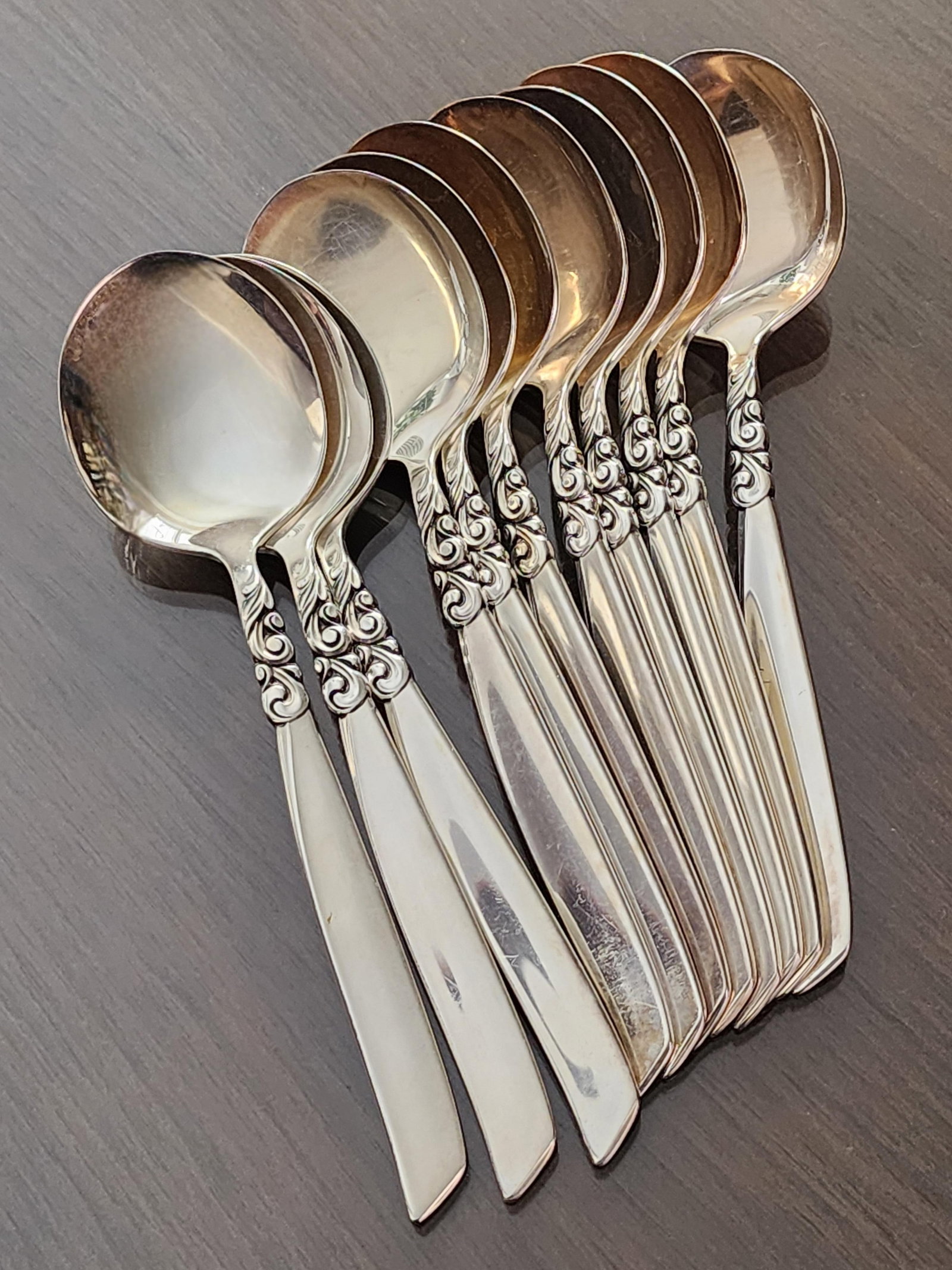 1950s Service for 12 Plus Hostess and Completer Oneida South Seas Community Silver Plated Flatware S - 15