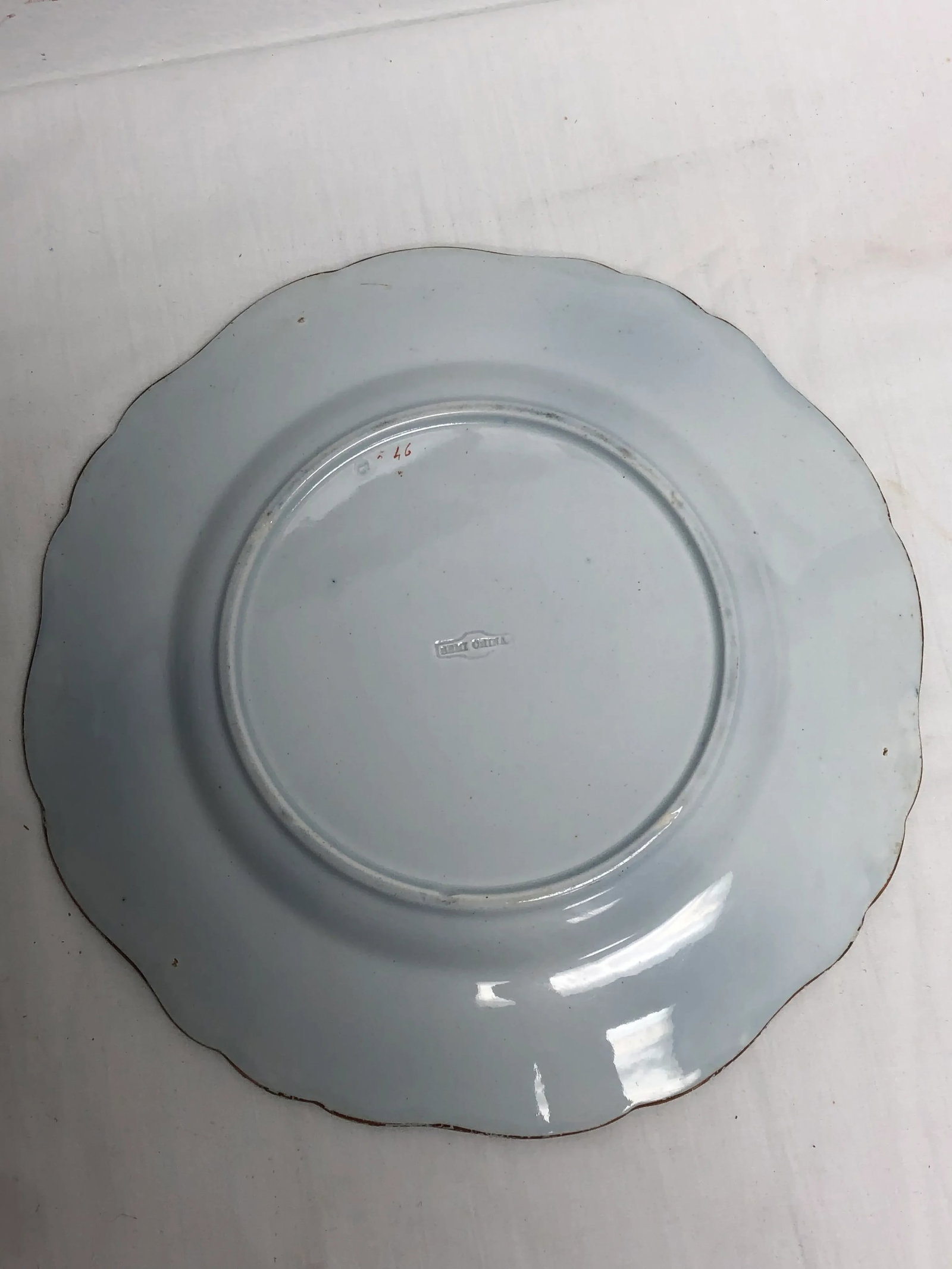 Circa 1840 Antique English Transferware Plates- Set of 8 - 6