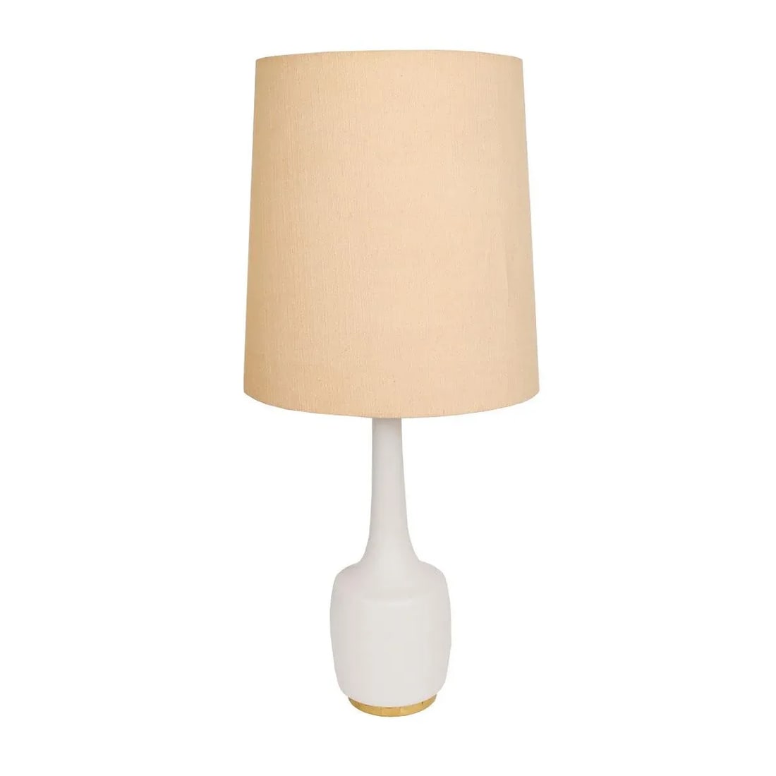 Holmegaard White & Sky Blue Lamps - A Pair - 3