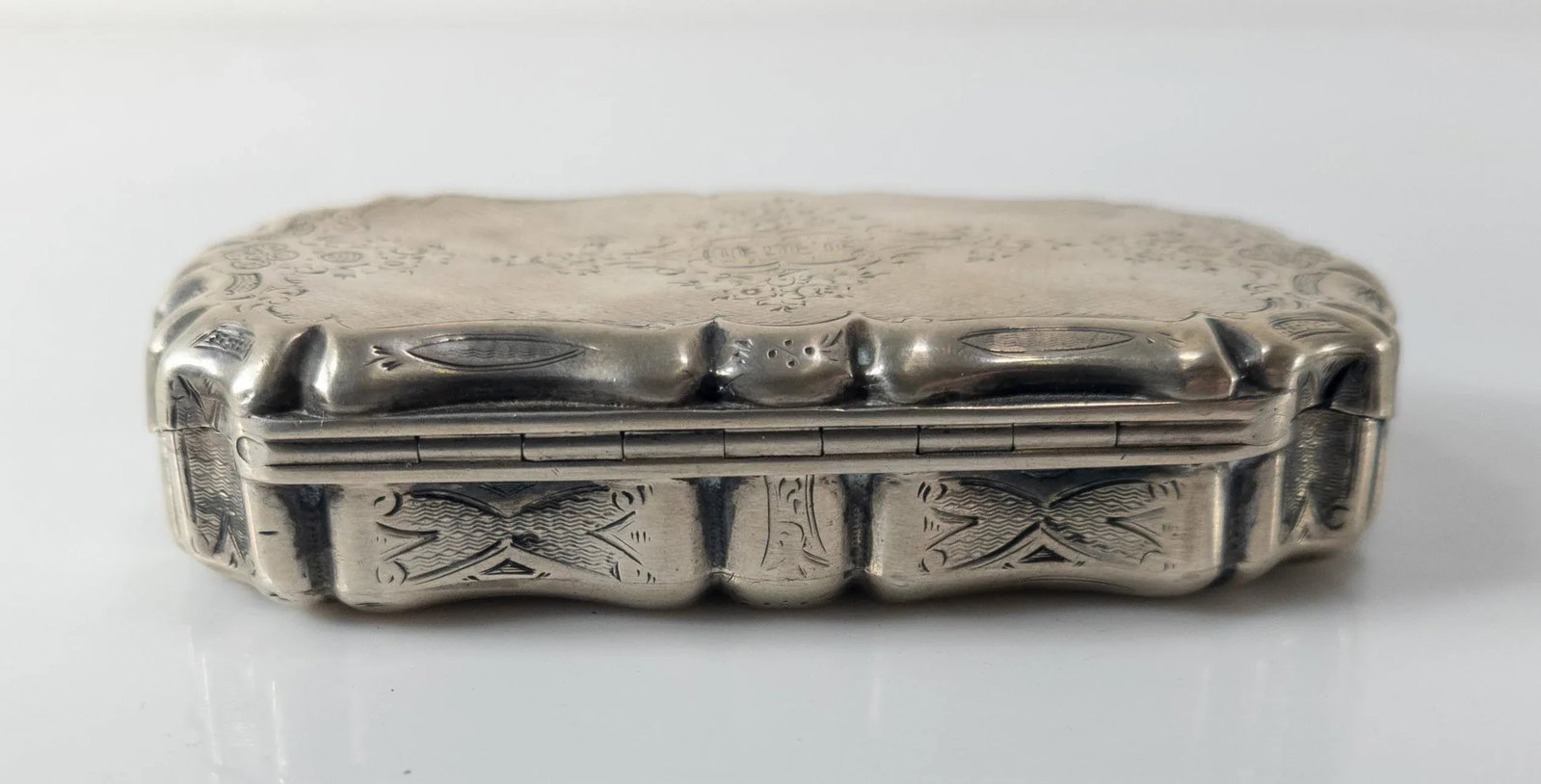 19th Century French .800 Silver Snuff Box by Guichard - 5