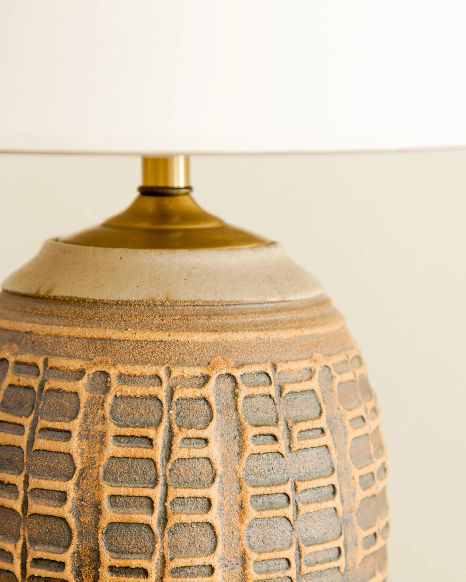 1960s Bob Kinzie | Stoneware Table Lamp - 2