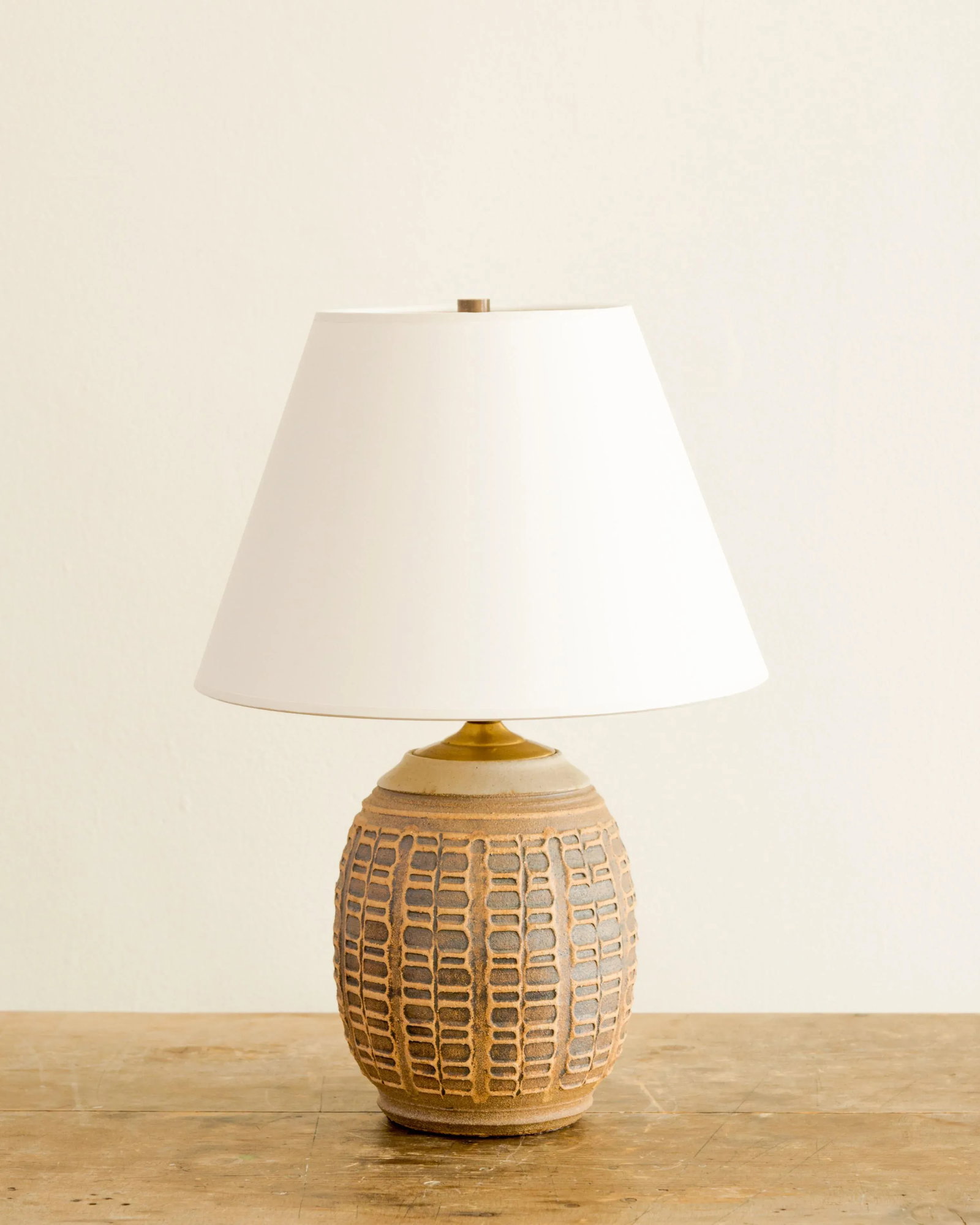 1960s Bob Kinzie | Stoneware Table Lamp - 5