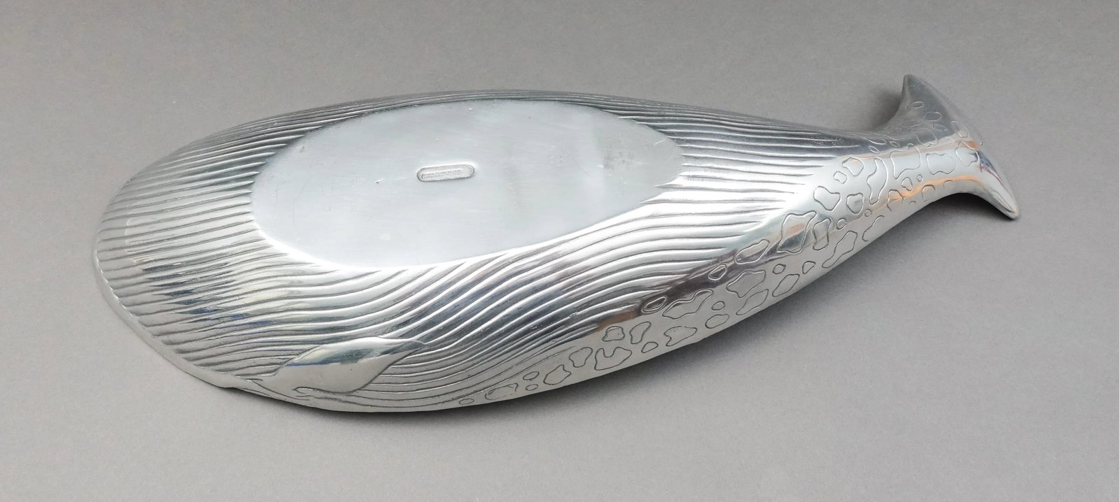 Arthur Court 1979 Aluminum Whale Ice Bucket Wine Cooler Tureen Server Sculpture - 7