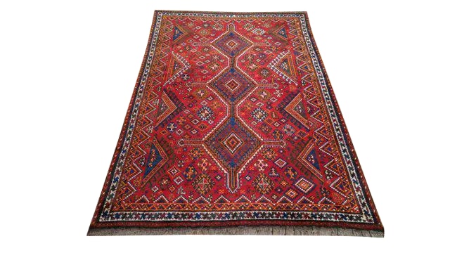 Vintage Persian Hand Made Knotted Rug - 5x8 (1 of 4)