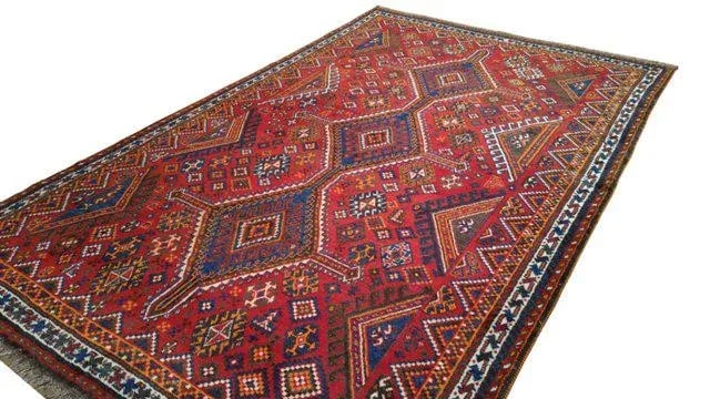 Vintage Persian Hand Made Knotted Rug - 5x8 - 3