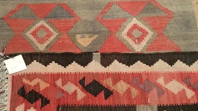Vintage Turkish Kilim Hand Made Runner Rug - 4'8'' * 10'5'' - Size Cat. 5x8 6x9 - 3