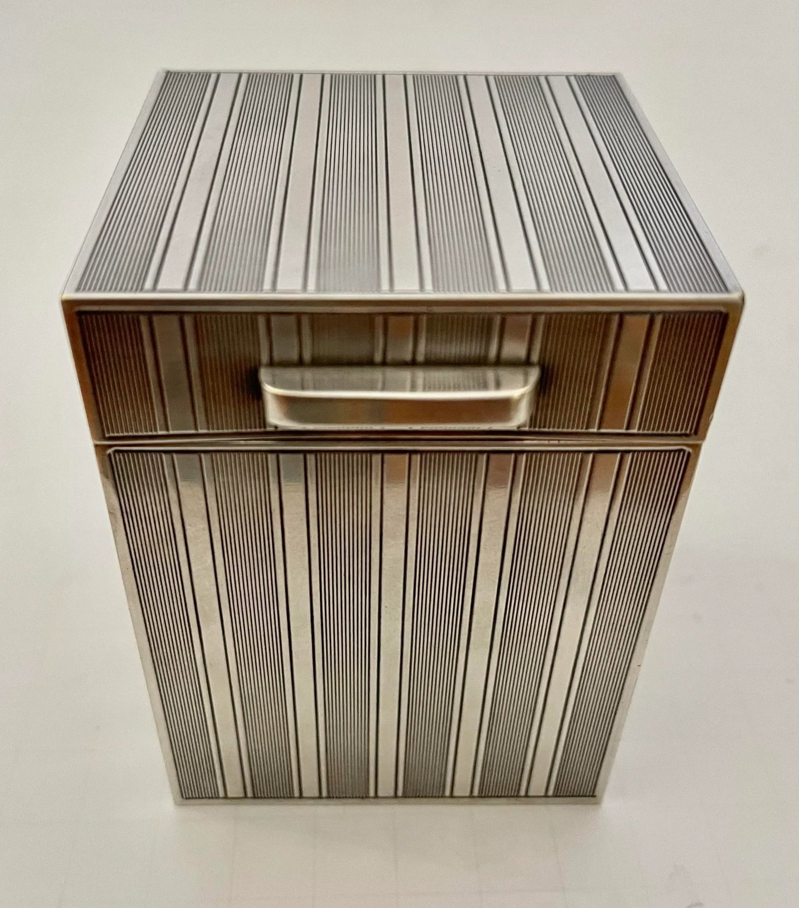 1960s Christian Dior Box Silver Metal - 12