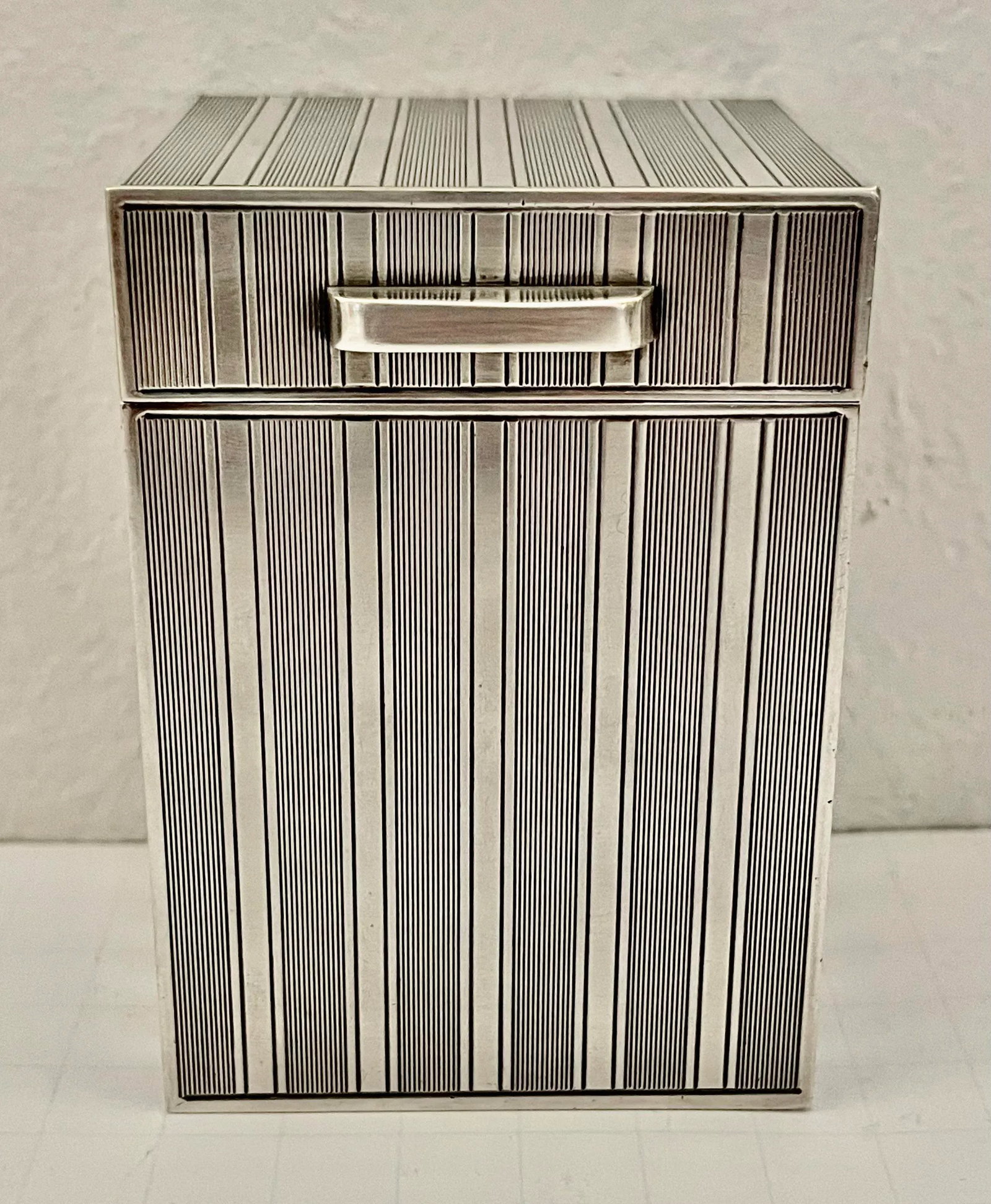 1960s Christian Dior Box Silver Metal - 13